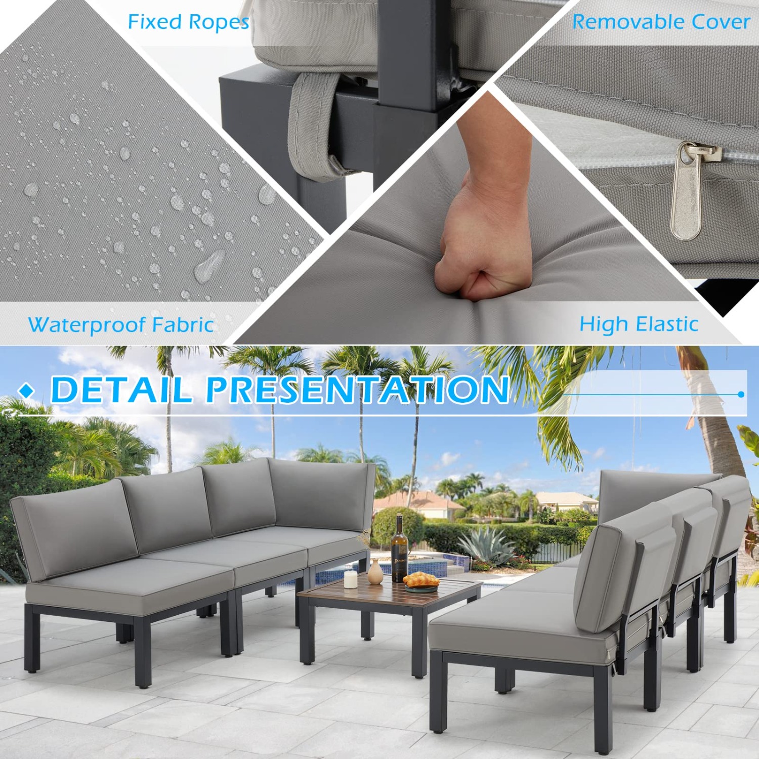 AECOJOY 16077GR-LS01 Patio-Sofas-Daybeds - View #4