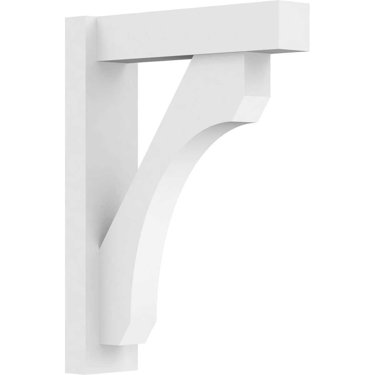 Ekena Millwork OUTP05X18X24LEC05 5-in W X 18-in D X 24-in H Legacy Architectural Grade PVC Outlooker with Block Ends