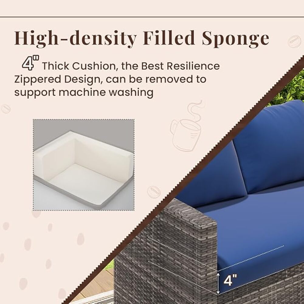 AECOJOY 16076DBU-LS01 Patio-Sofas-Daybeds - View #4