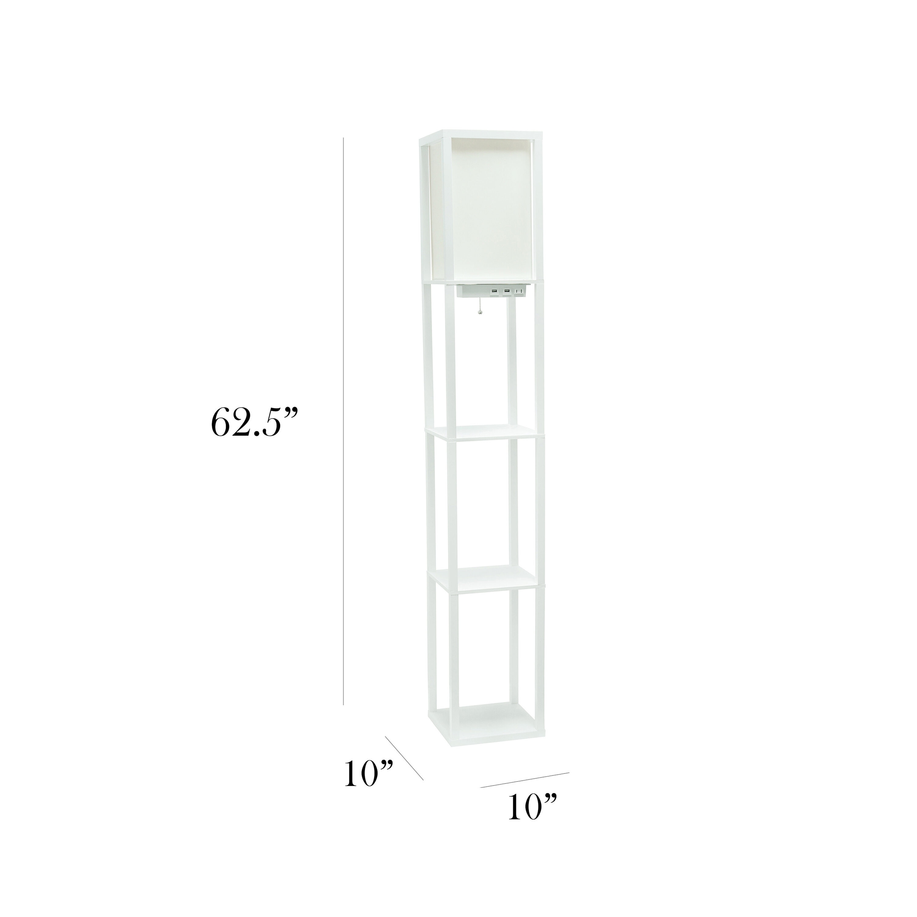 Simple Designs LF5000-WHT floorlamps - View #4