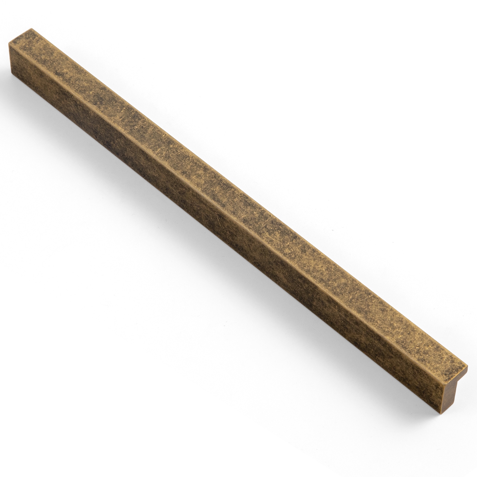 Miaokesen 4402GT-192 7-9/16-in , 192mm Center to Center Antique Brass Rectangular Finger 12 -Pack