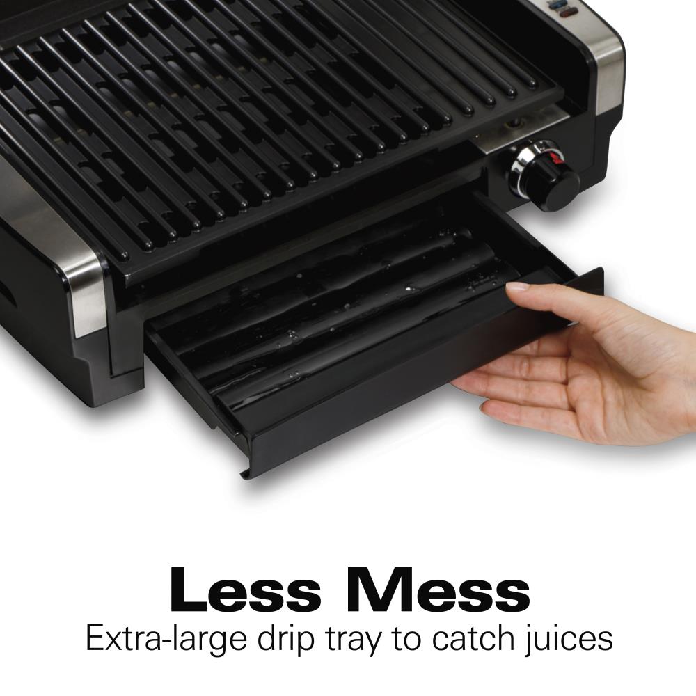  Chefman Electric Griddle, Fully Immersible and Dishwasher Safe  Features, Adjustable Temperature Control Allows for Versatile Cooking and  Removable Slide-out Drip Tray for Easy Cleaning, Black: Home & Kitchen