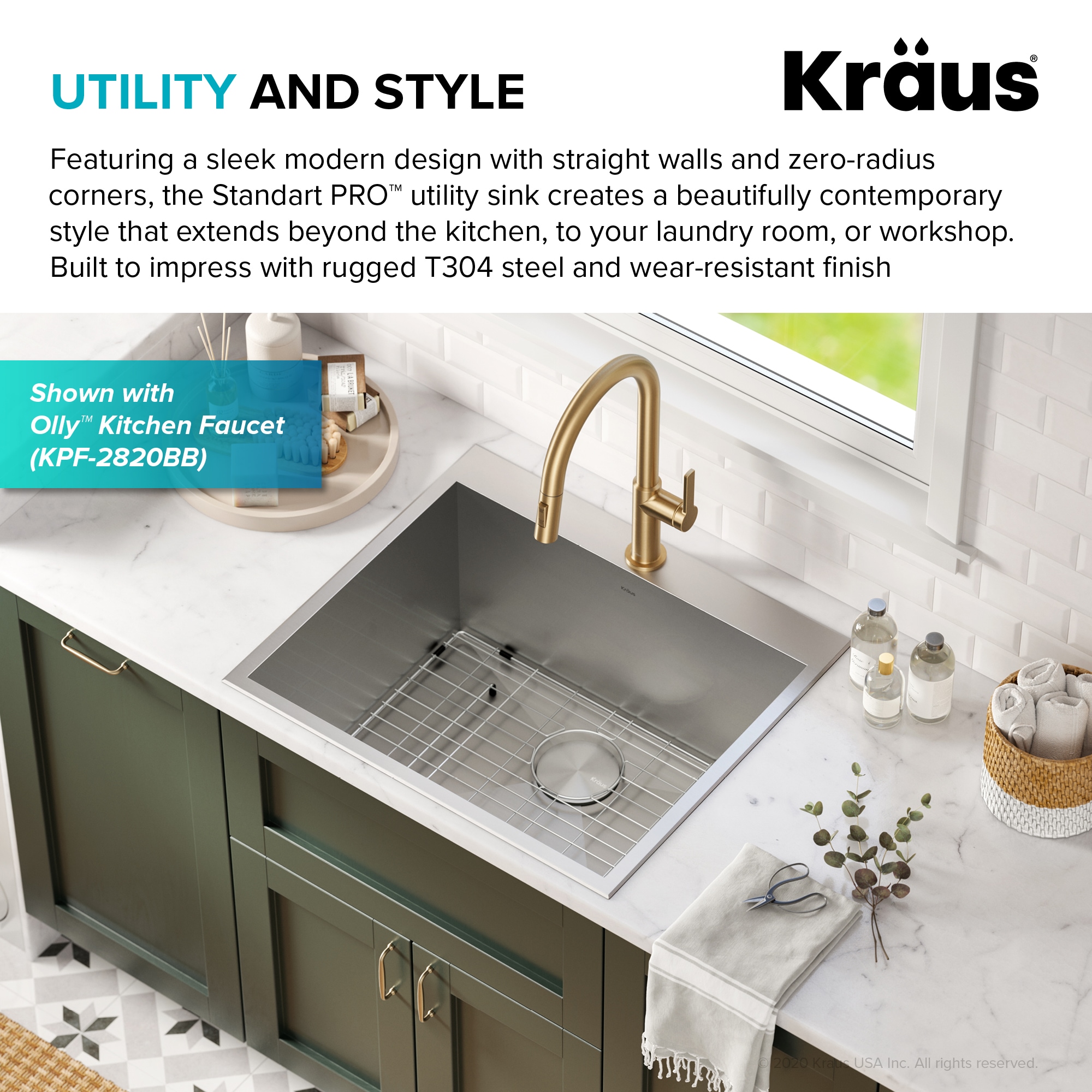 Kraus KHT301-25L Laundry-Tubs-Utility-Sinks - View #3