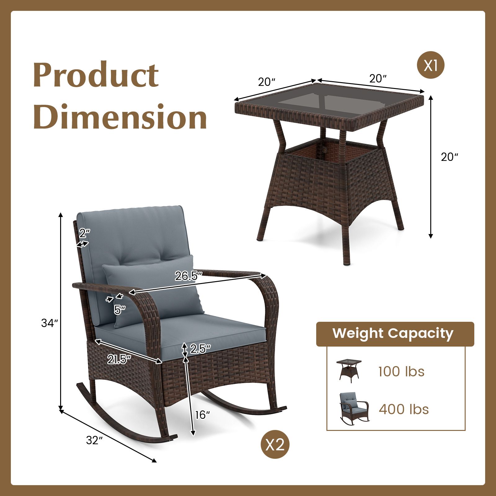 Slickblue D-CO-RG98617WH Patio-Conversation-Sets - View #6