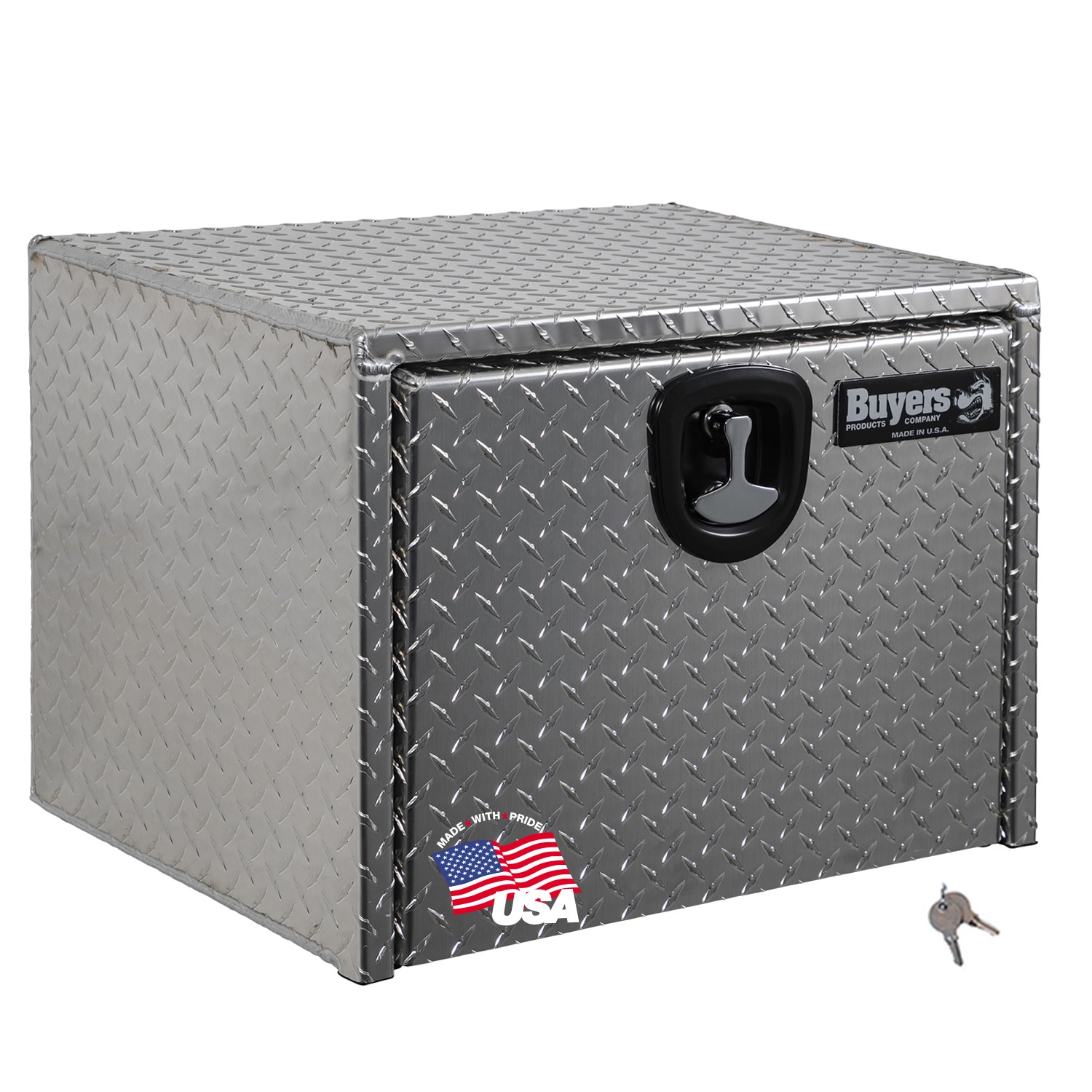 Buyers Products 25-in x 24.5-in x 24.5-in Diamond Tread Aluminum Underbody Truck Tool Box 1705130 Sansujyuku sansujyuku.com