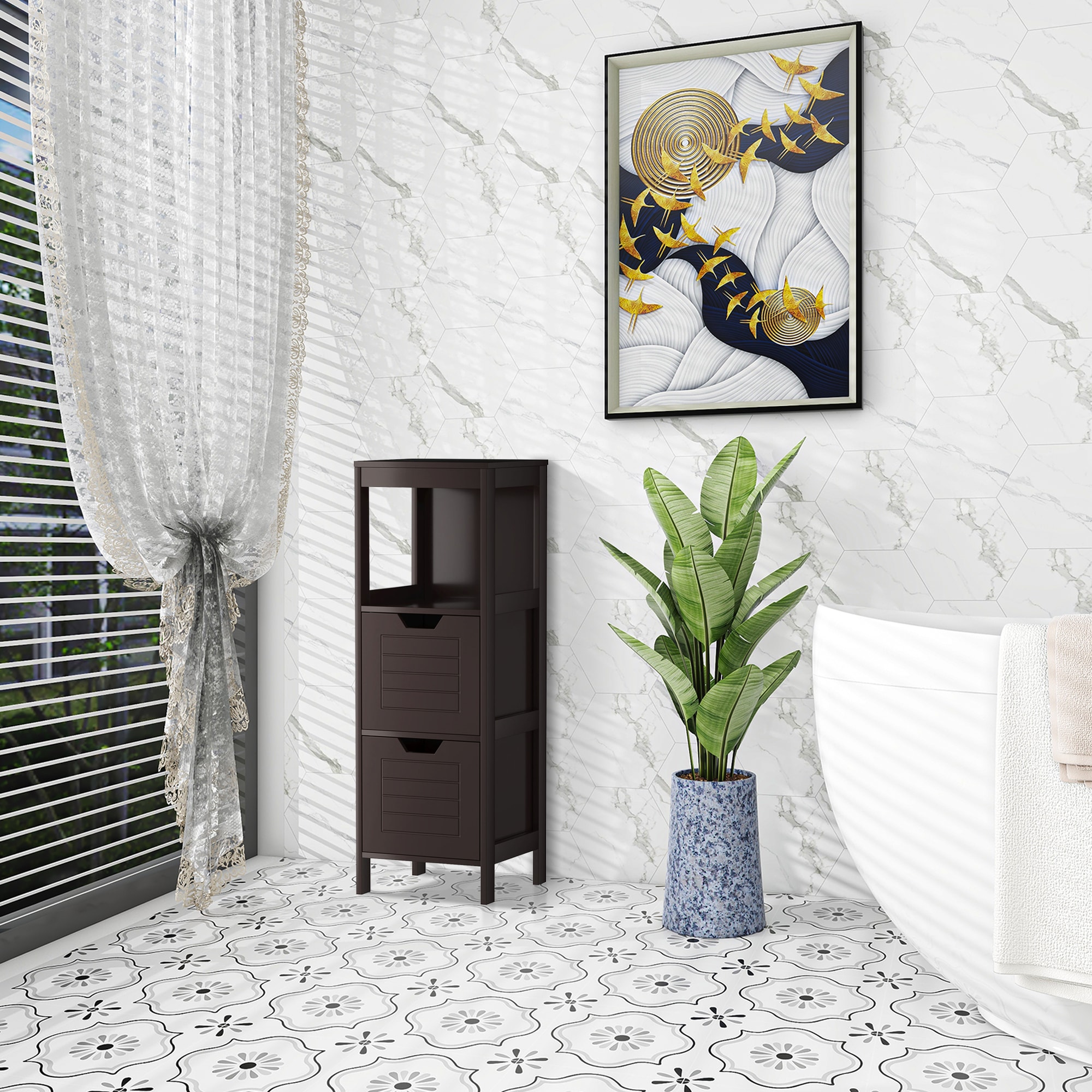 WELLFOR OUJ61891CF Linen-Cabinets - View #4