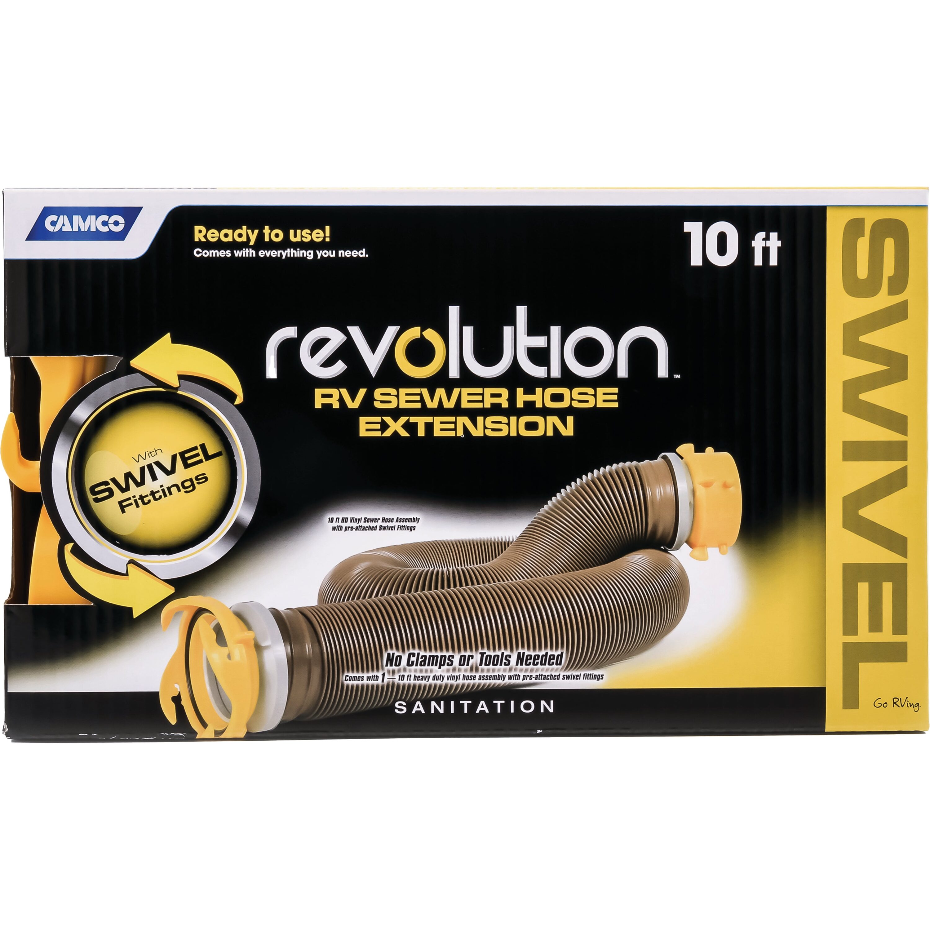 CAMCO  360 Revolution 10' Heavy-Duty RV Sewer Hose MFG# 39623