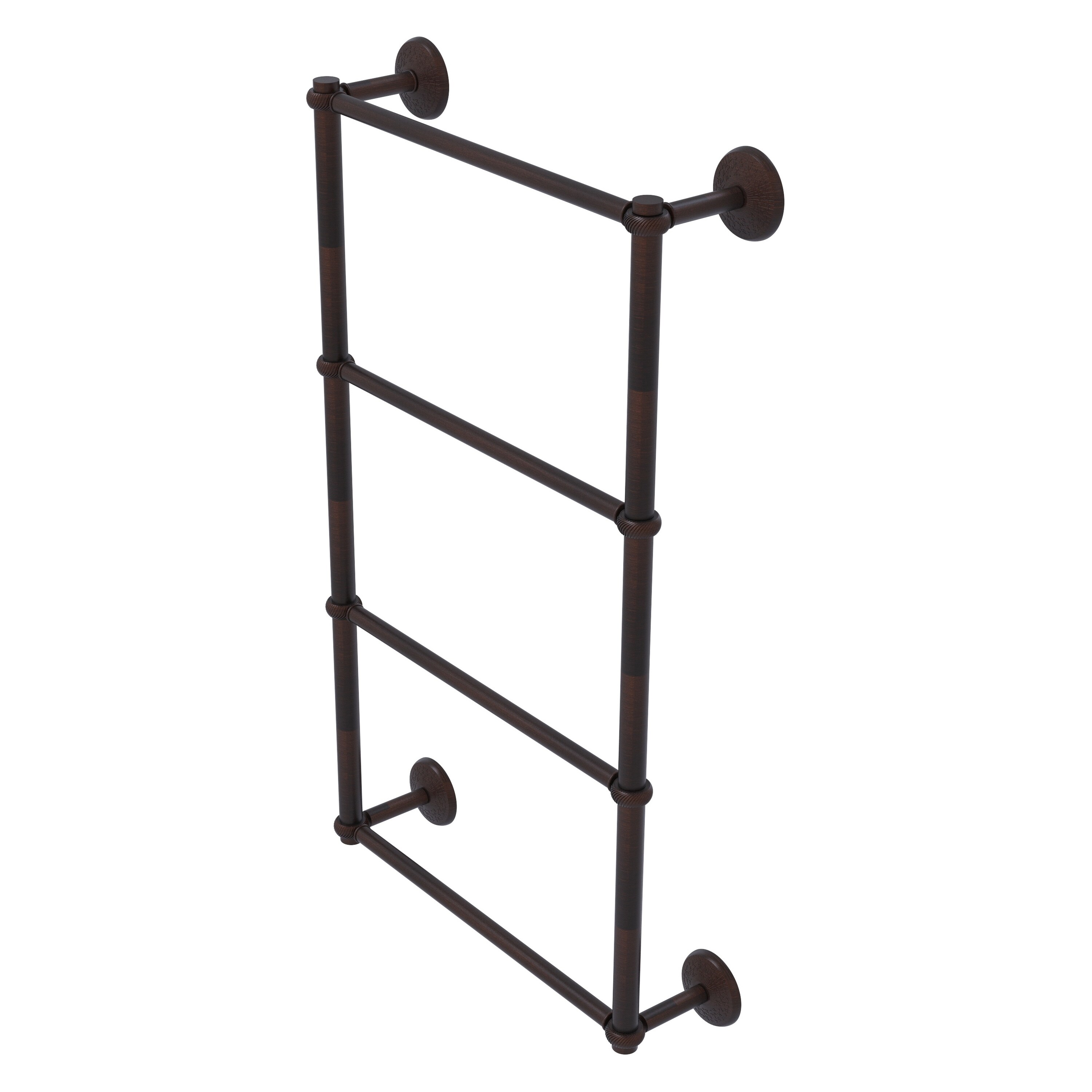 Allied Brass MC-28T-36-VB Monte Carlo 36-in double Venetian Bronze Wall mount 4-tier Towel Bar