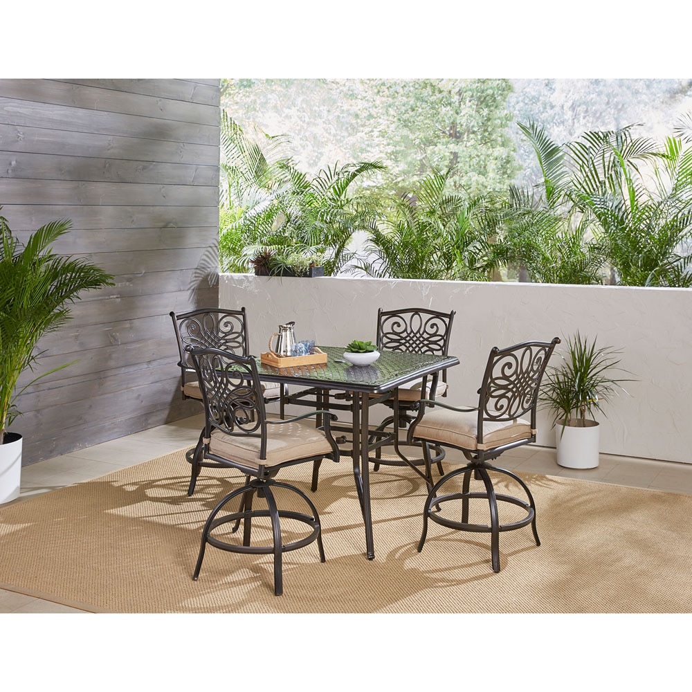 Hanover TRADDN5PCSQBR Patio-Dining-Sets - View #12