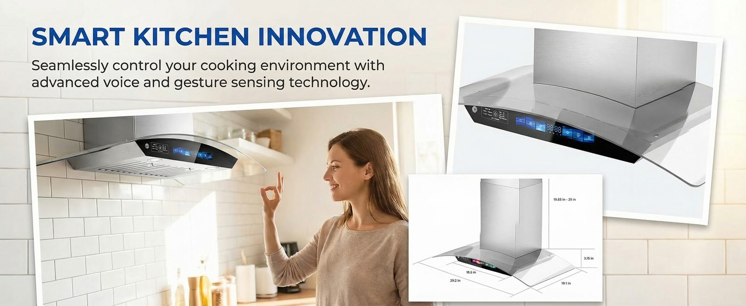 CESICIA RBI-69 Wall-Mounted-Range-Hoods - View #6