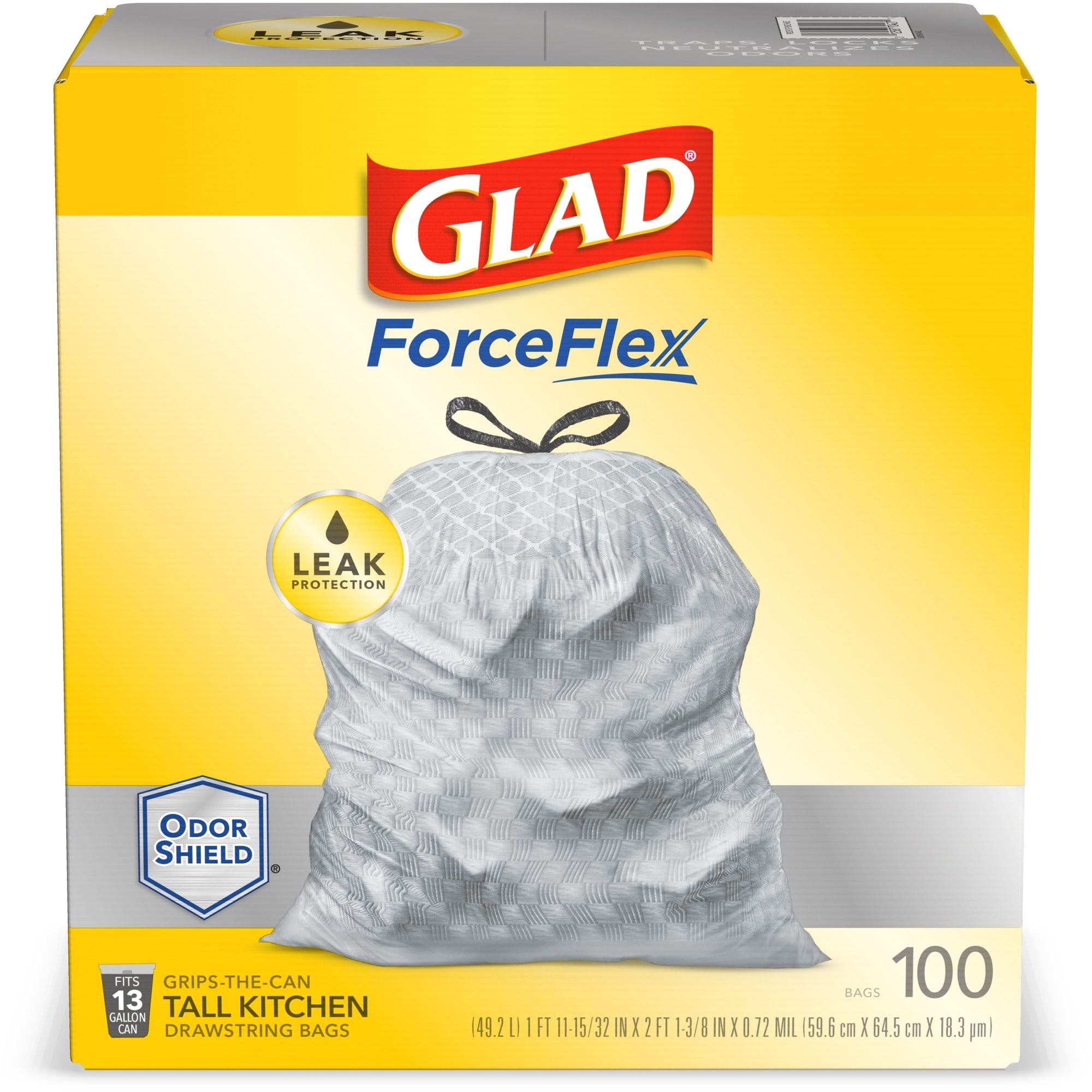 Save on Glad ForceFlex Max Strength Gain X-Large Drawstring Kitchen Bags 20  Gallon Order Online Delivery