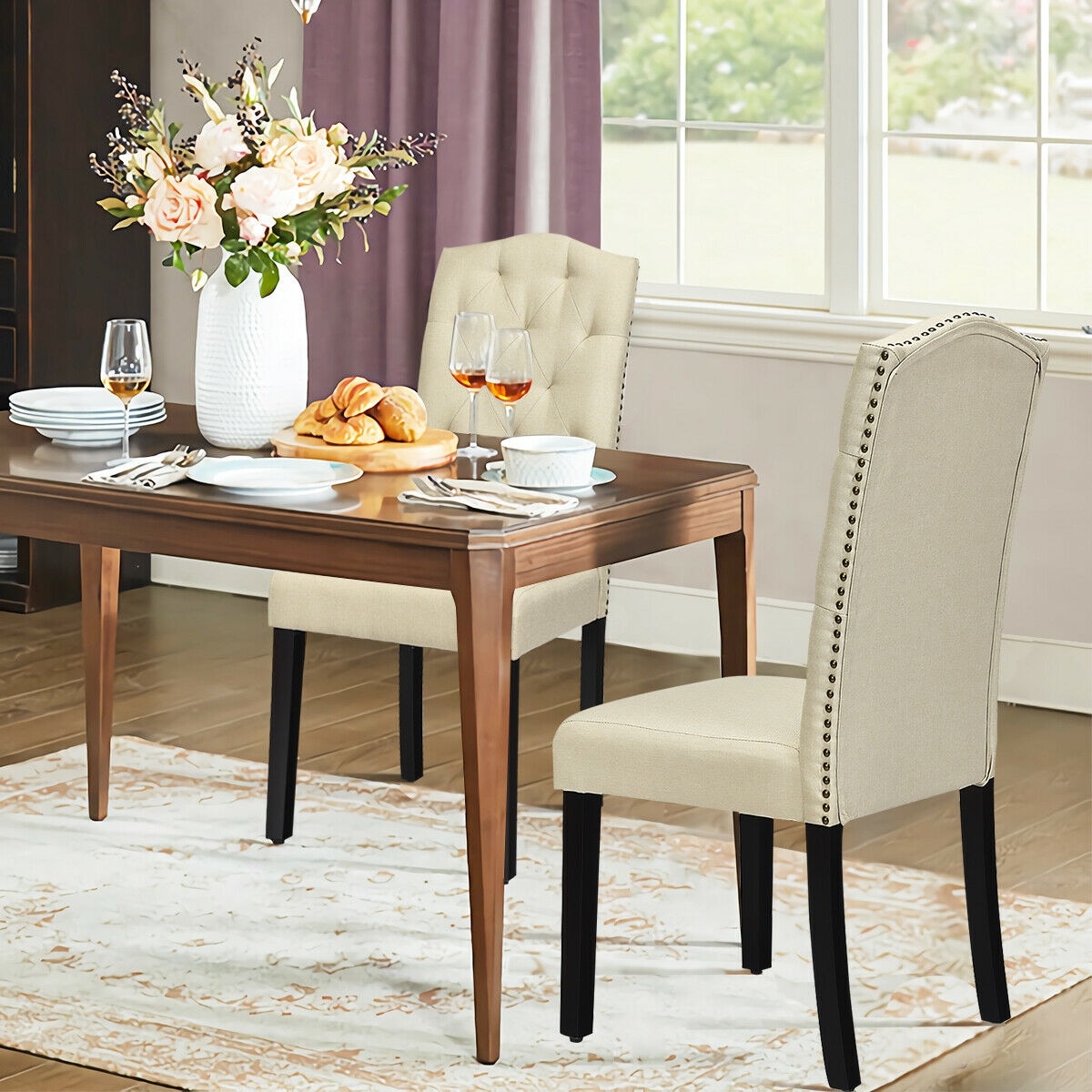 WELLFOR HW-HWY2-65994BE-2 Dining-Chairs - View #9