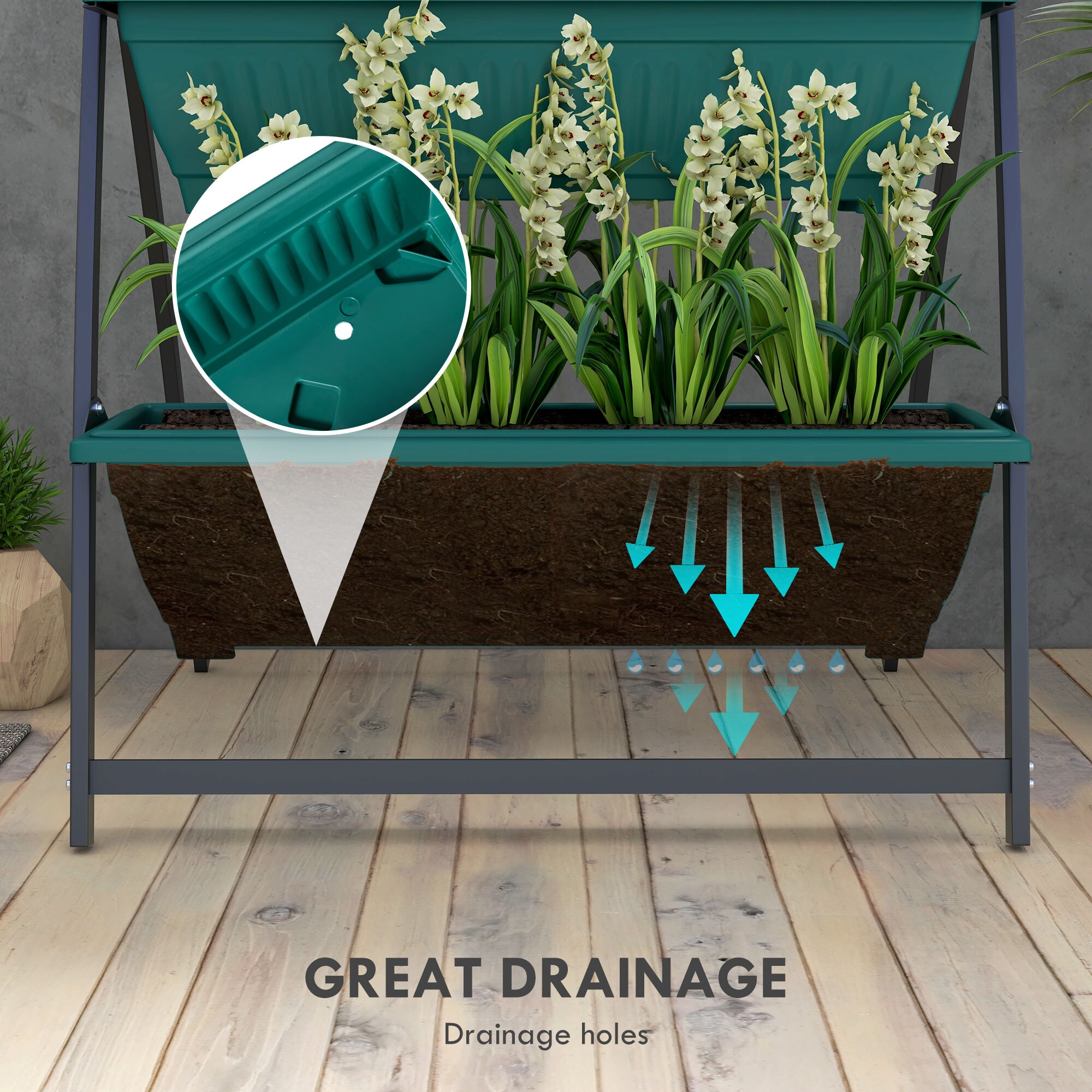 Damerin W276RA Raised-Planter-Boxes - View #9