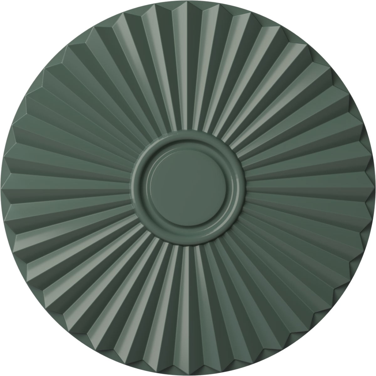 Ekena Millwork CM20SHCBF Shakuras 19.75-in W x 19.75-in L Cloud Burst Polyurethane Ceiling Medallion