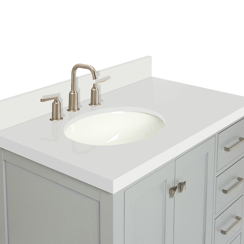 ARIEL A037SLWQOVOGRY Bath-Vanity-Combo - View #10