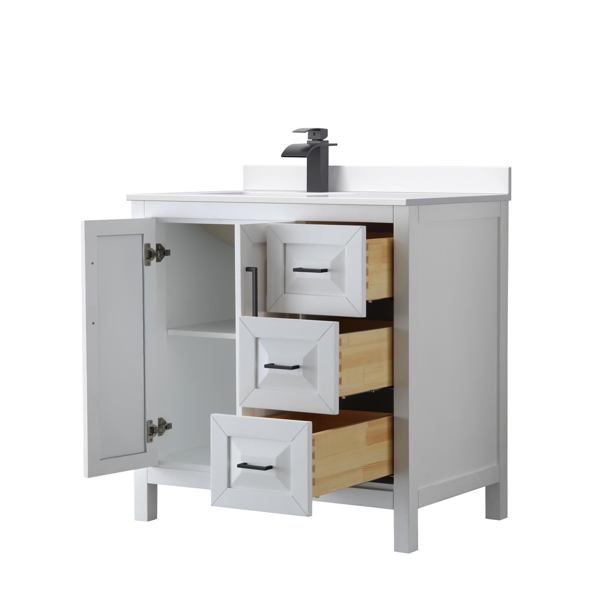 Wyndham Collection WCV252536SWBWCUNSMXX Bath-Vanity-Combo - View #2
