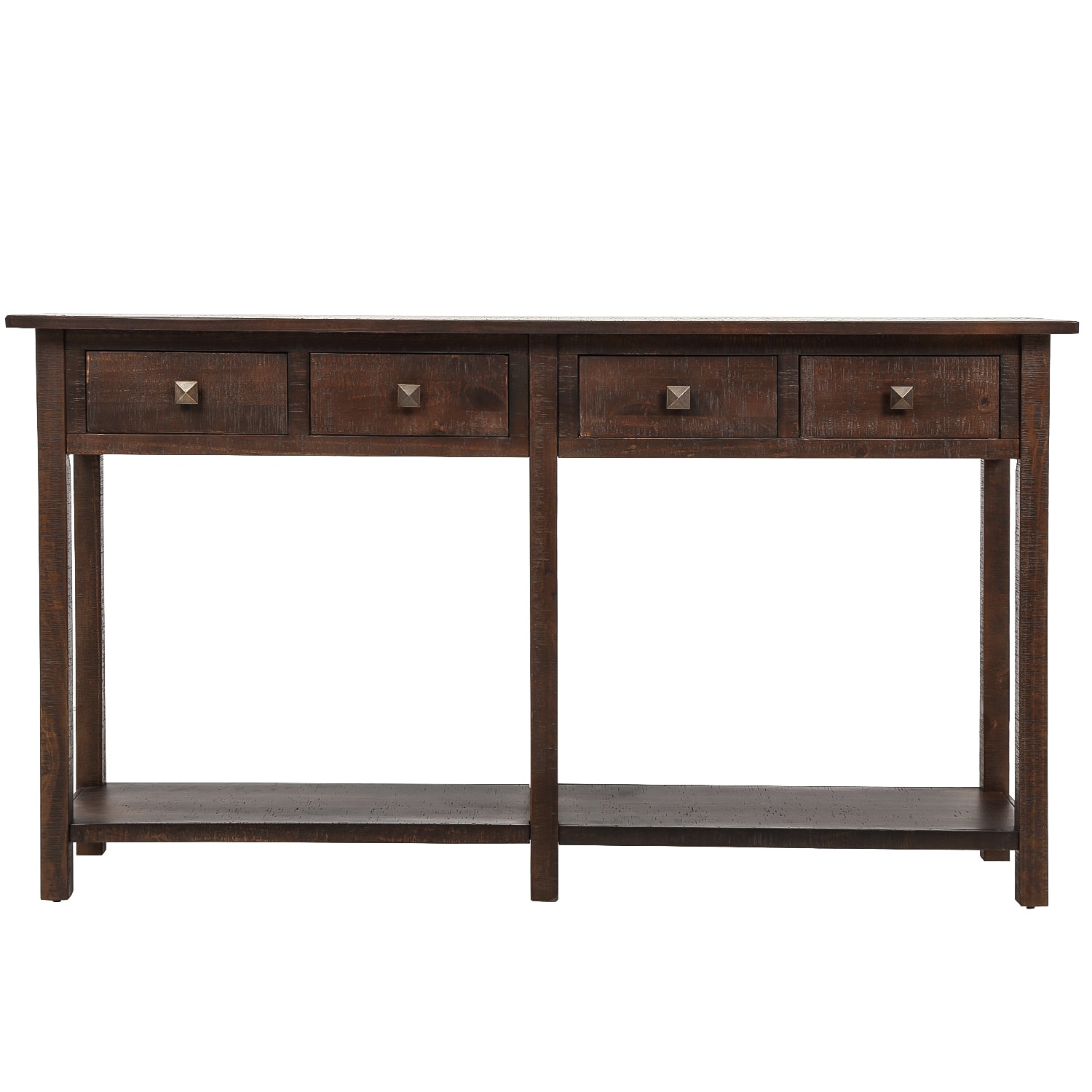 AHIOU HOME ZAAH-CT192012P Rustic Espresso Console table
