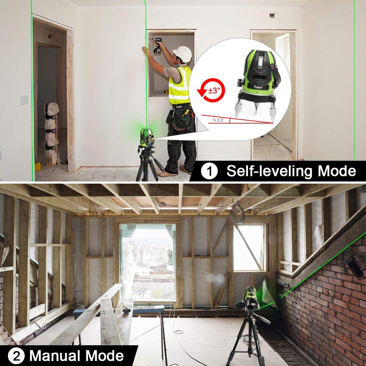 Huepar 6141G Laser-Level - View #4