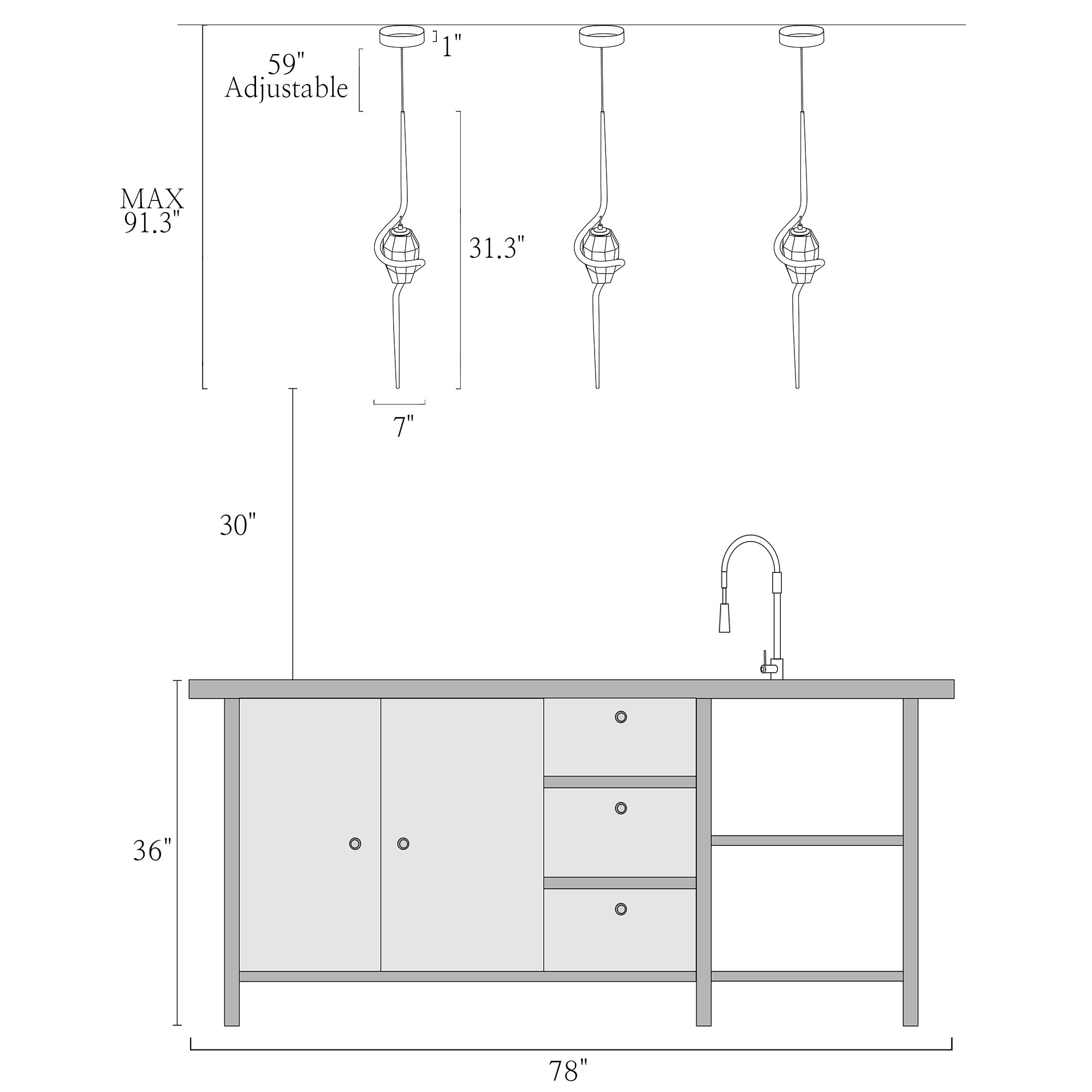 LNC HA05182 Pendant-Lights - View #13