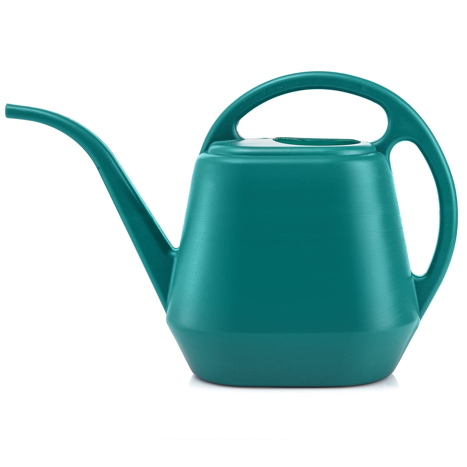 Justincity - 1 Gallon Plastic Watering Can Green 10.5 in H x 15 in L x 5.5 in W Long Spout Ergon...