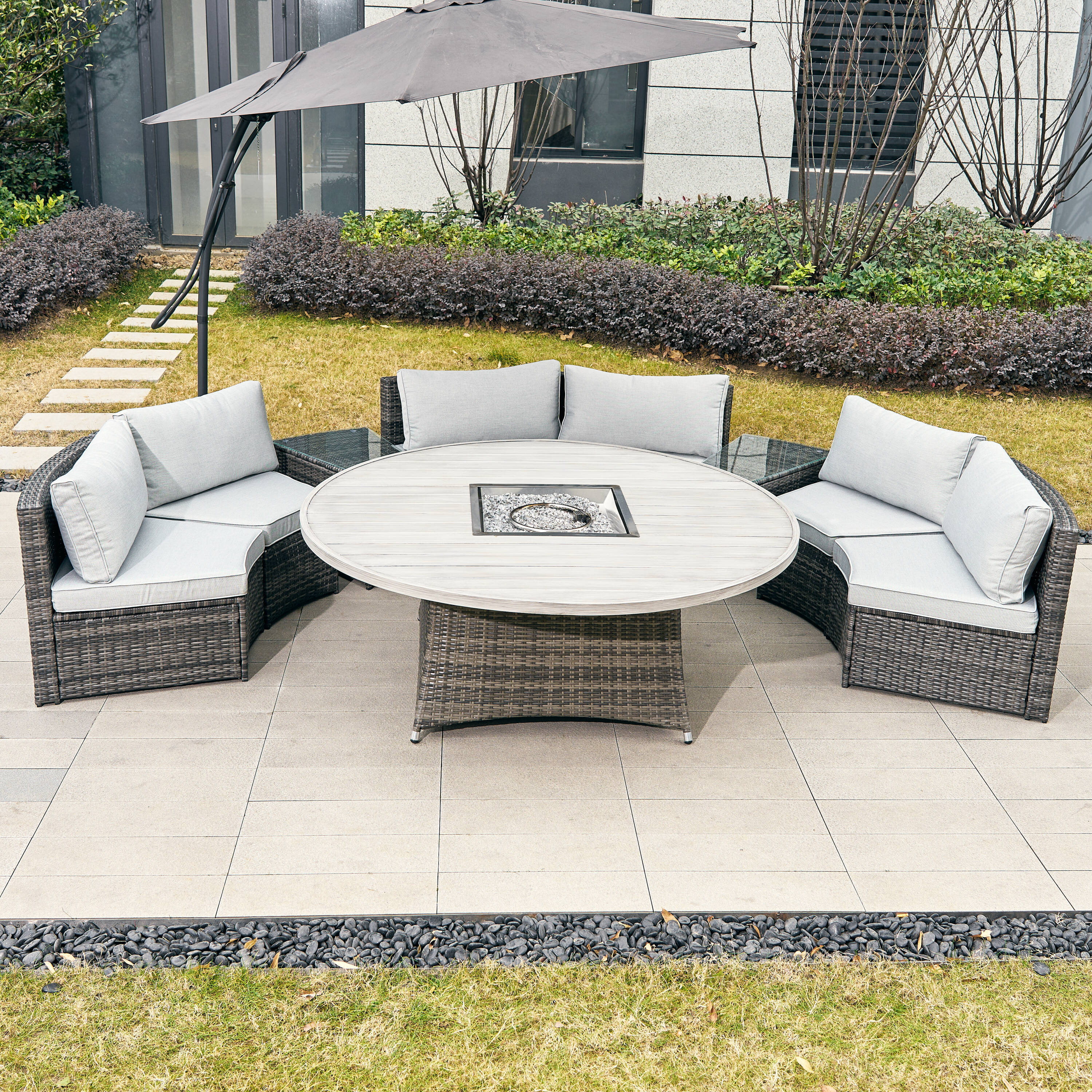 Direct Wicker DWS-1205B6S2T&08A-G Patio-Dining-Sets - View #4