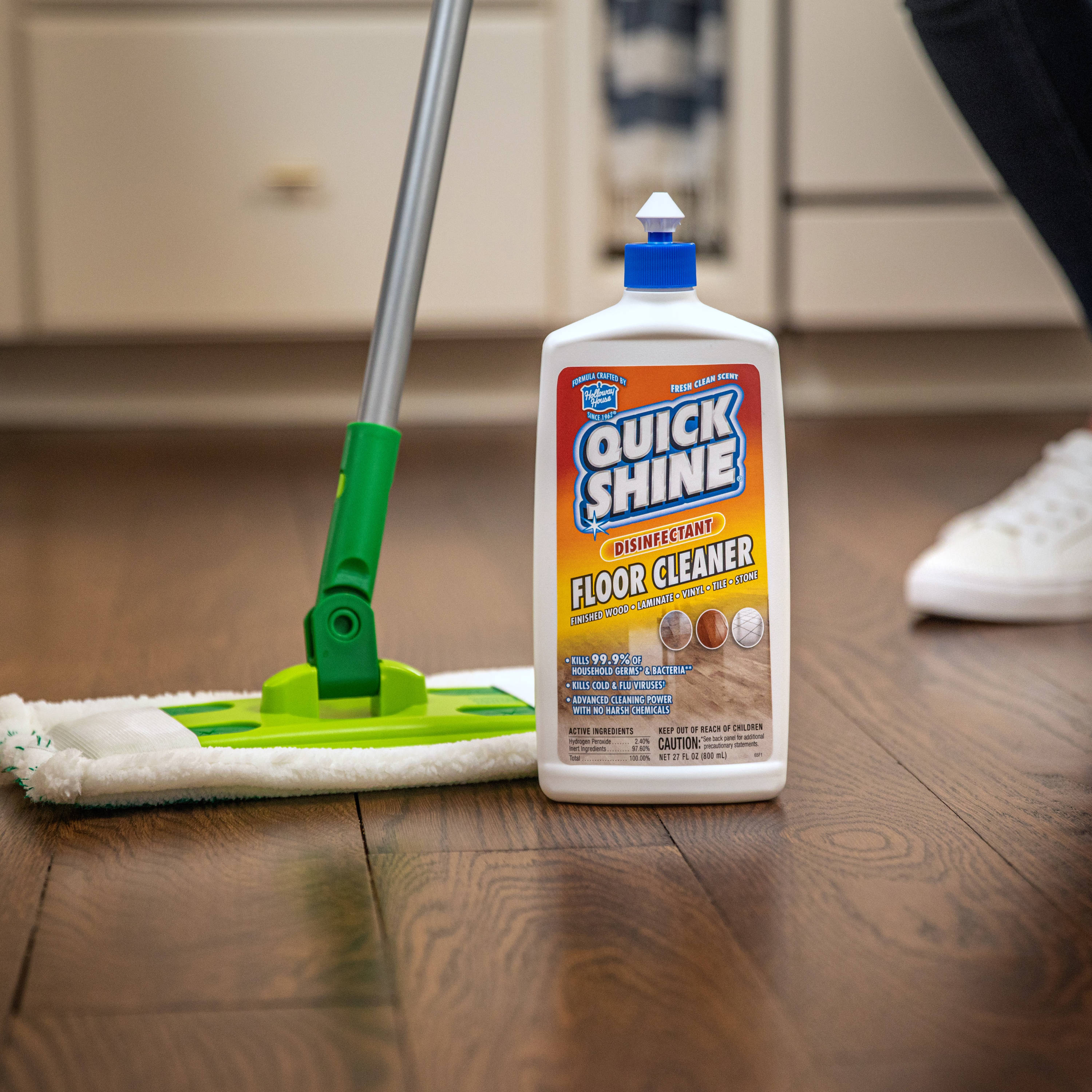 Quick Shine 64-fl oz Fresh Liquid Floor Cleaner in the Floor Cleaners  department at