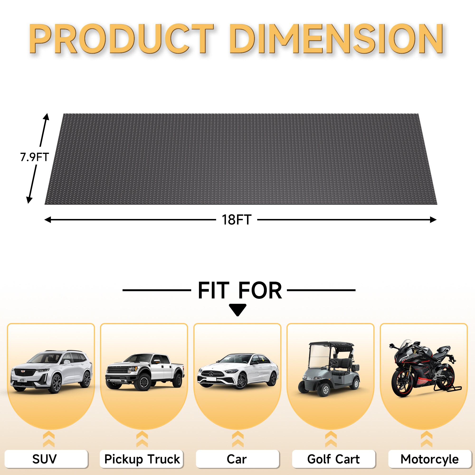 LOVMOR SF-Y-CKD-18FT Garage-Flooring-Rolls - View #6