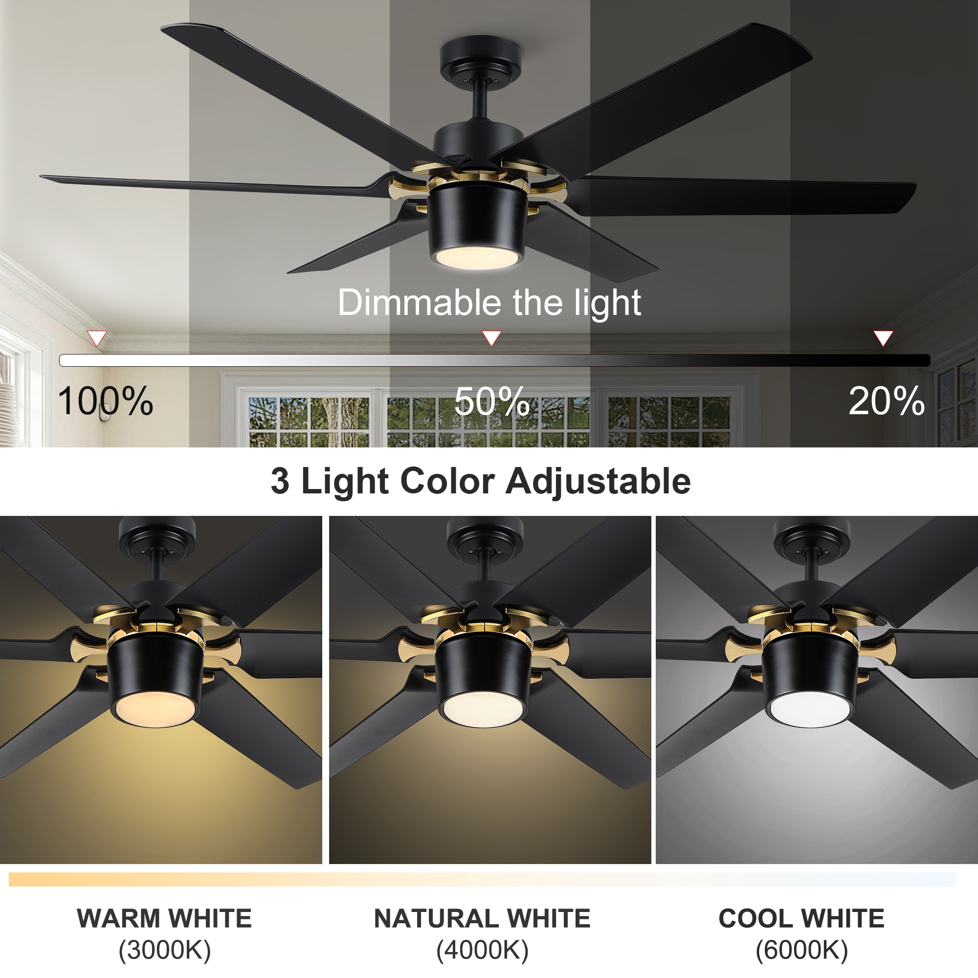 YUHAO LSDC1127BK60 Ceiling-Fans - View #15