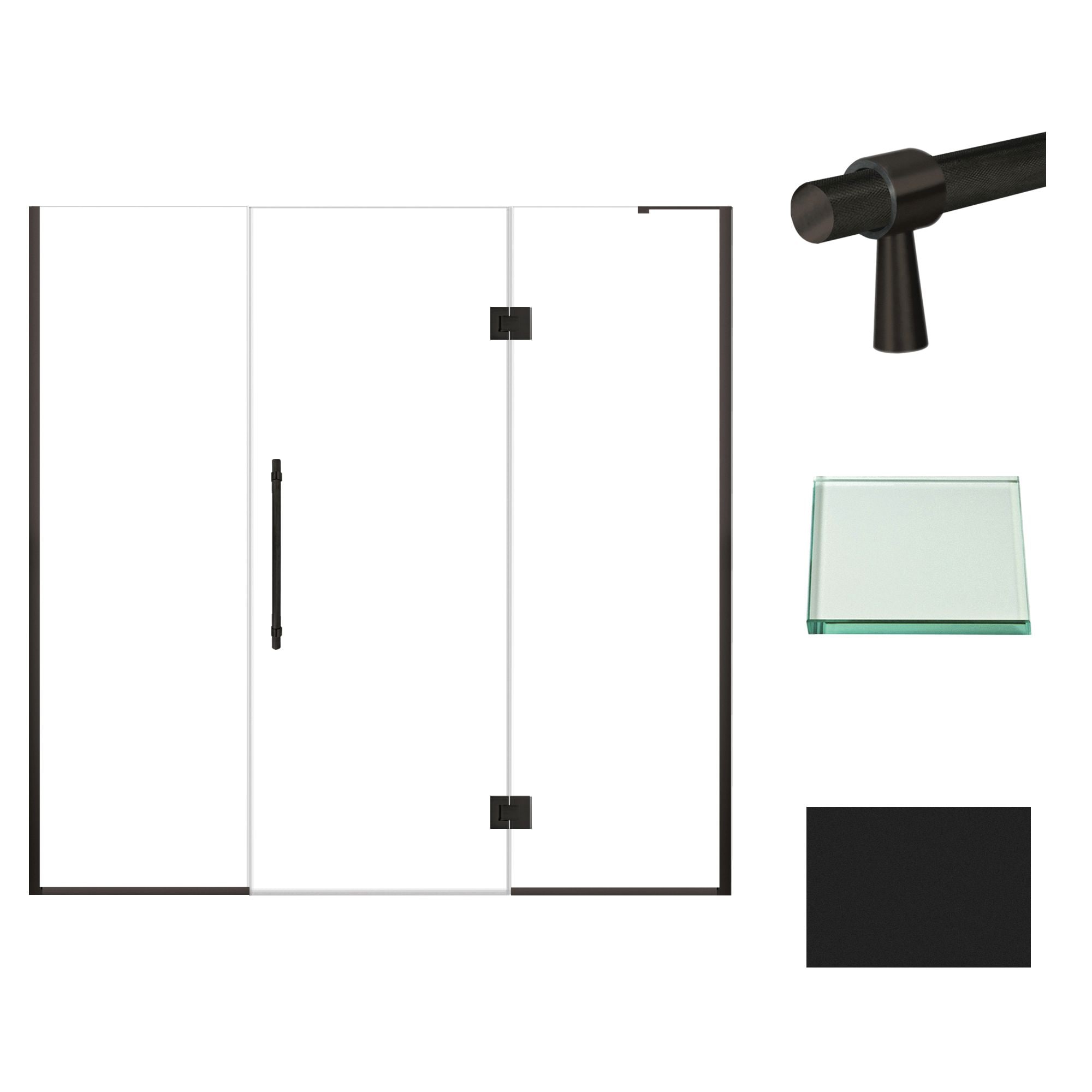 Transolid EHTF755277610C-BK-MB Shower-Doors - View #2