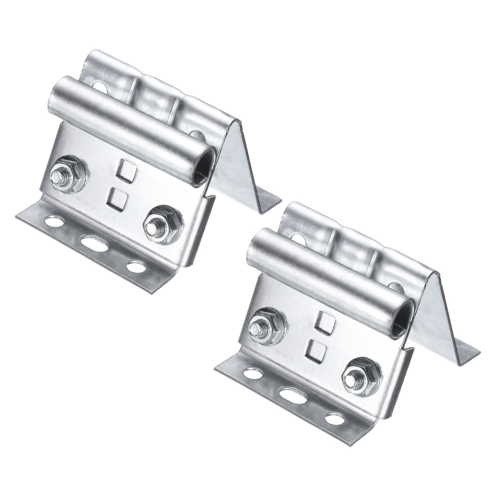 Unique Bargains 2pcs Garage Door Adjustable Top Bracket Carbon Steel Top Roller Brackets for Damaged Garage Door Accessories and Residential Doors