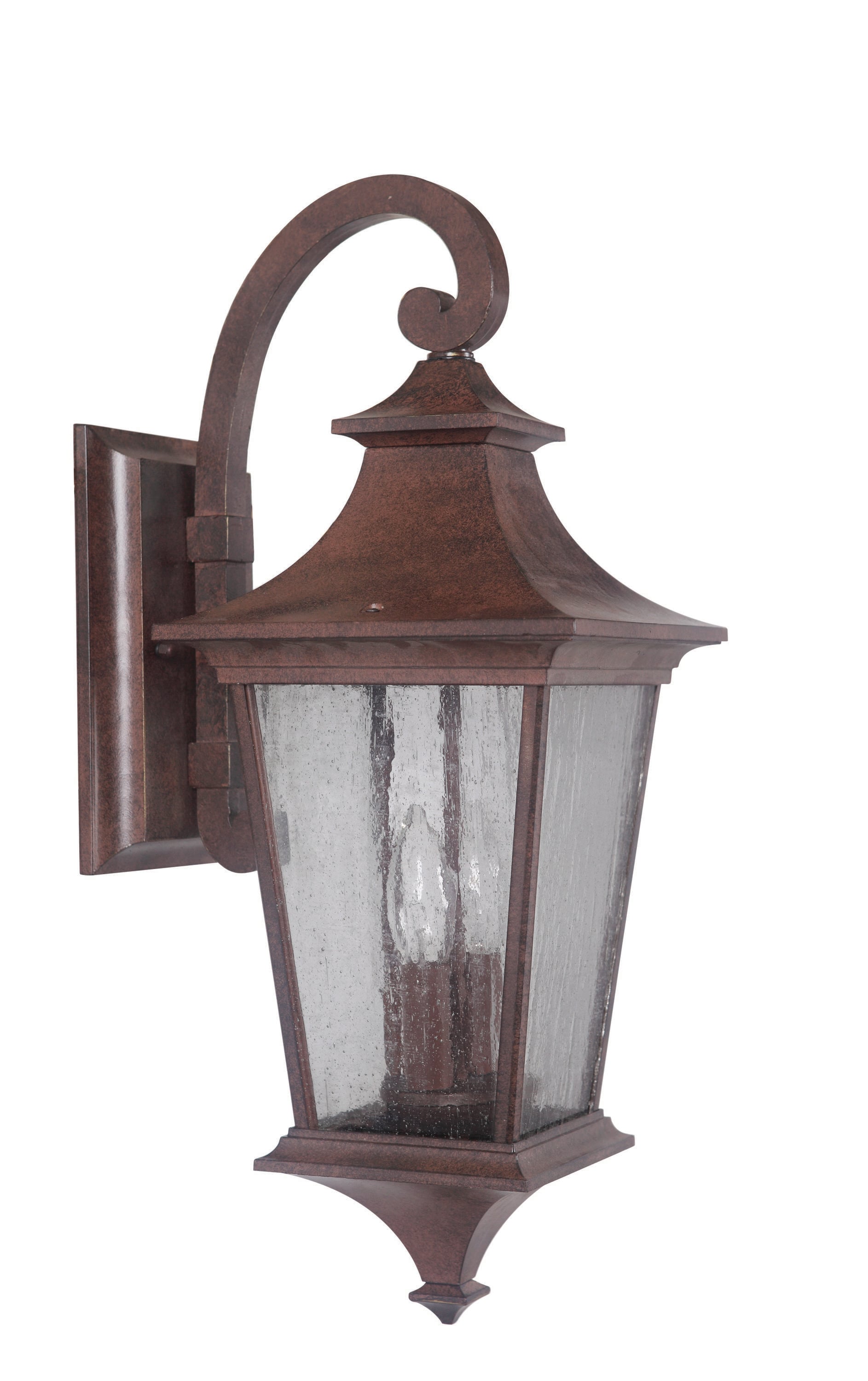 Craftmade Z1364-AG Argent II 2 -Light 20.8-in H Bronze Hardwired Outdoor Wall Light