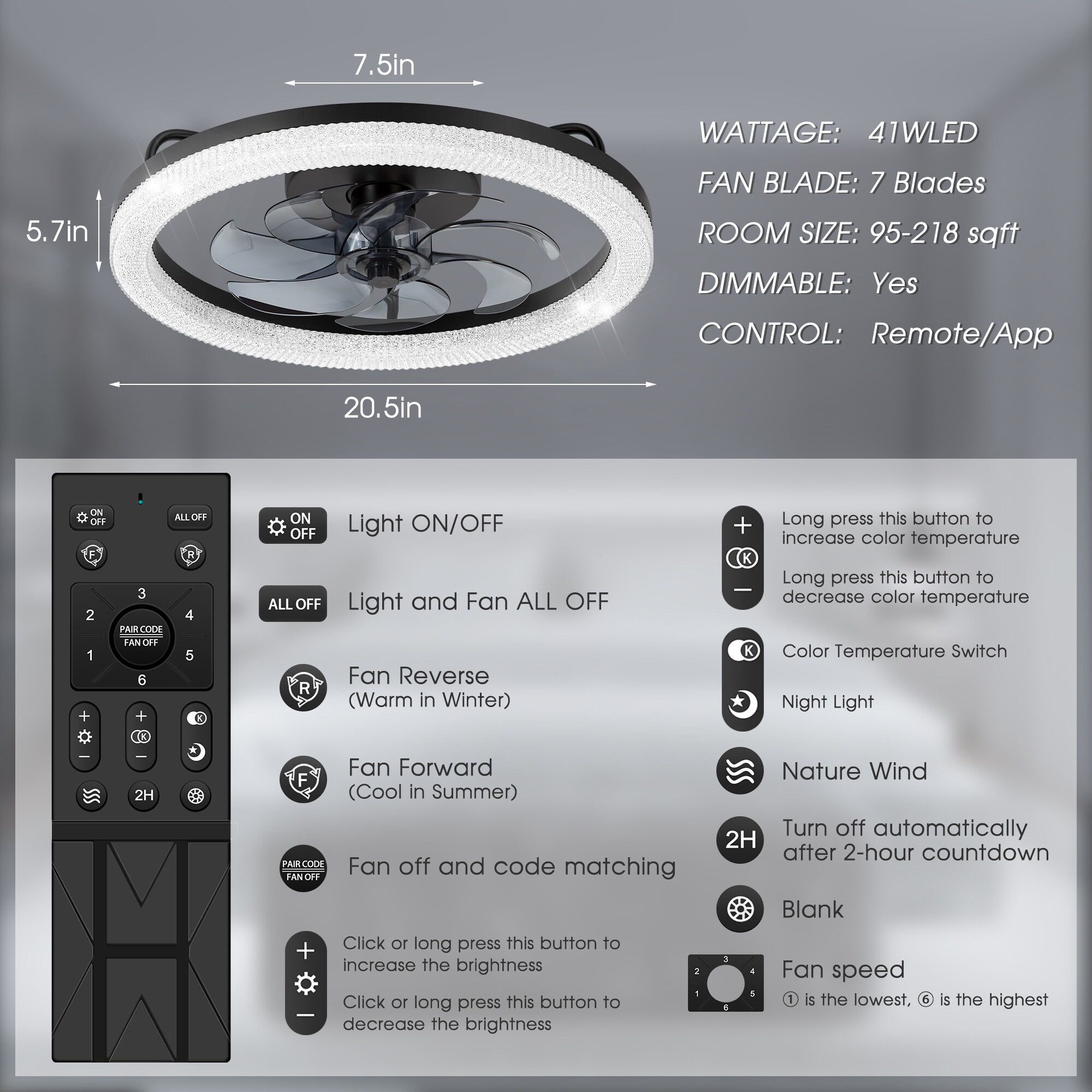 Breezary 33010-BK Ceiling-Fans - View #9