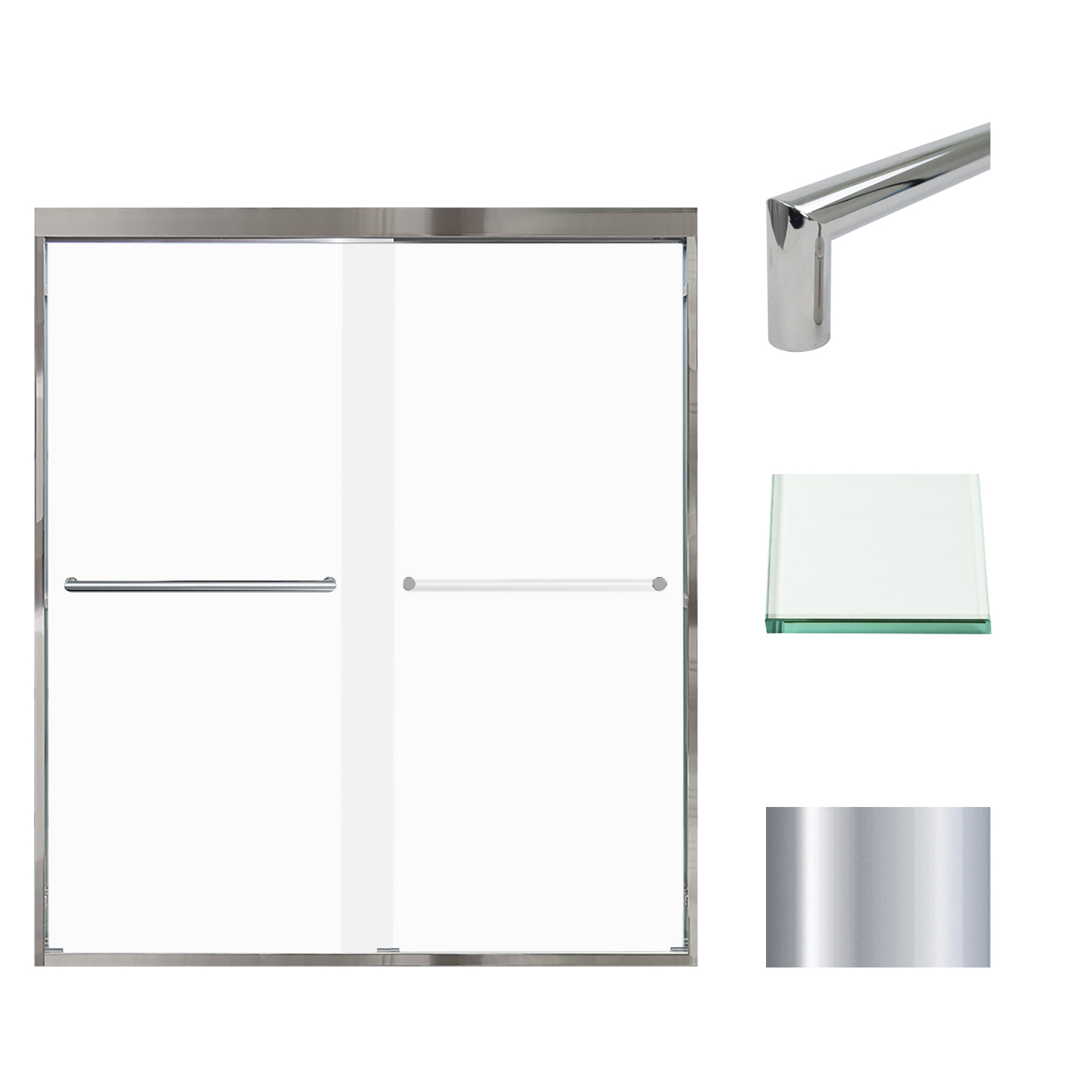 Transolid FBPT607008F-T-PC Shower-Doors - View #2