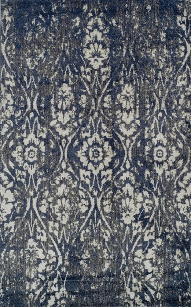Addison Rugs OSBL34BL3X5 Blair 3 x 5 (ft) Polypropylene Blue Rectangular Indoor Distressed/Overdyed Moroccan Area rug