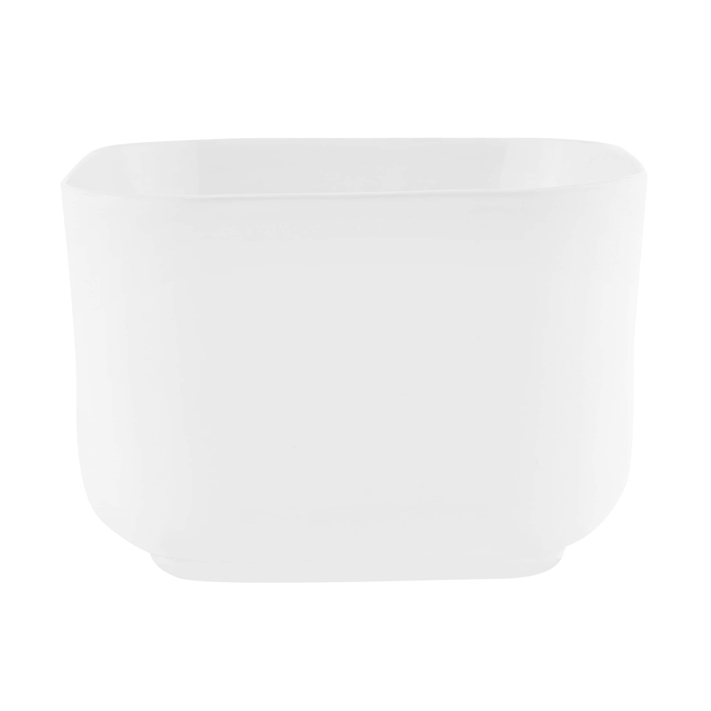 Charme 14.5" White Ceramic Square Vessel Sink