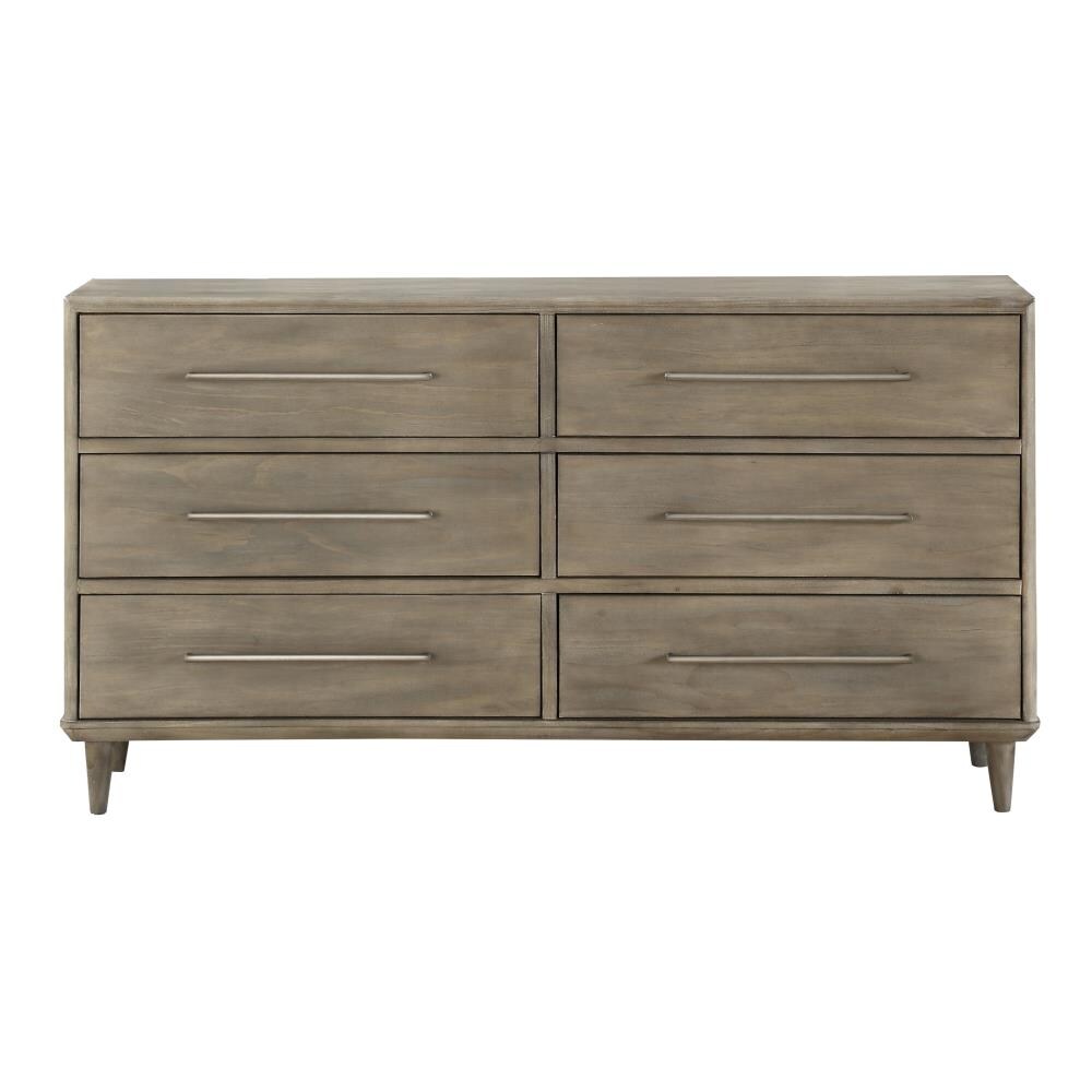 Modus Furniture Spindle Antique Mocha Pine 6 Drawer Double Dresser Sold Separately At