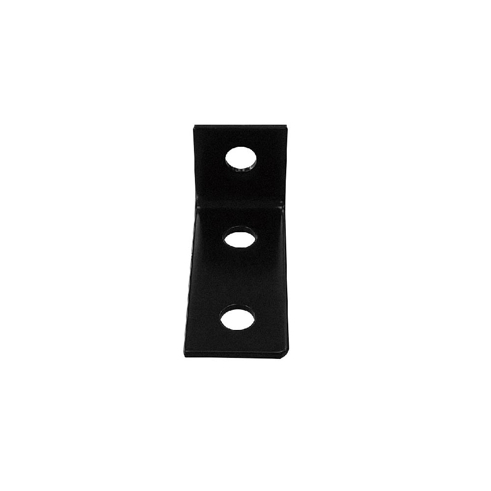 RELIABILT 3.5-in x 1.5-in x 1.61-in 11 -Gauge Black Steel Corner brace
