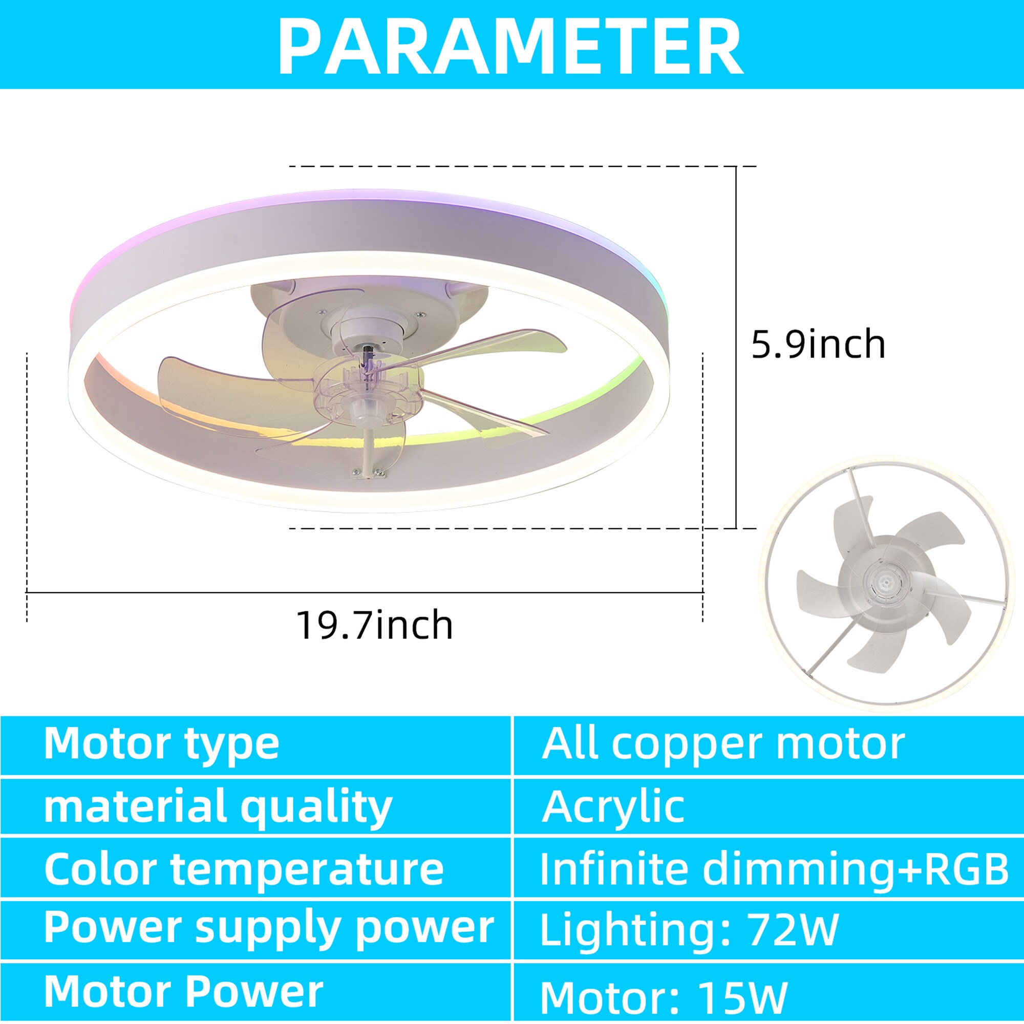 SINOFURN SYB510062PP Ceiling-Fans - View #8