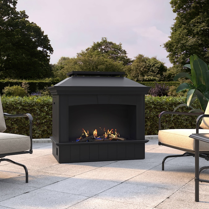 Flame Outdoor Gas Fireplaces At, Outdoor Patio Gas Fireplaces