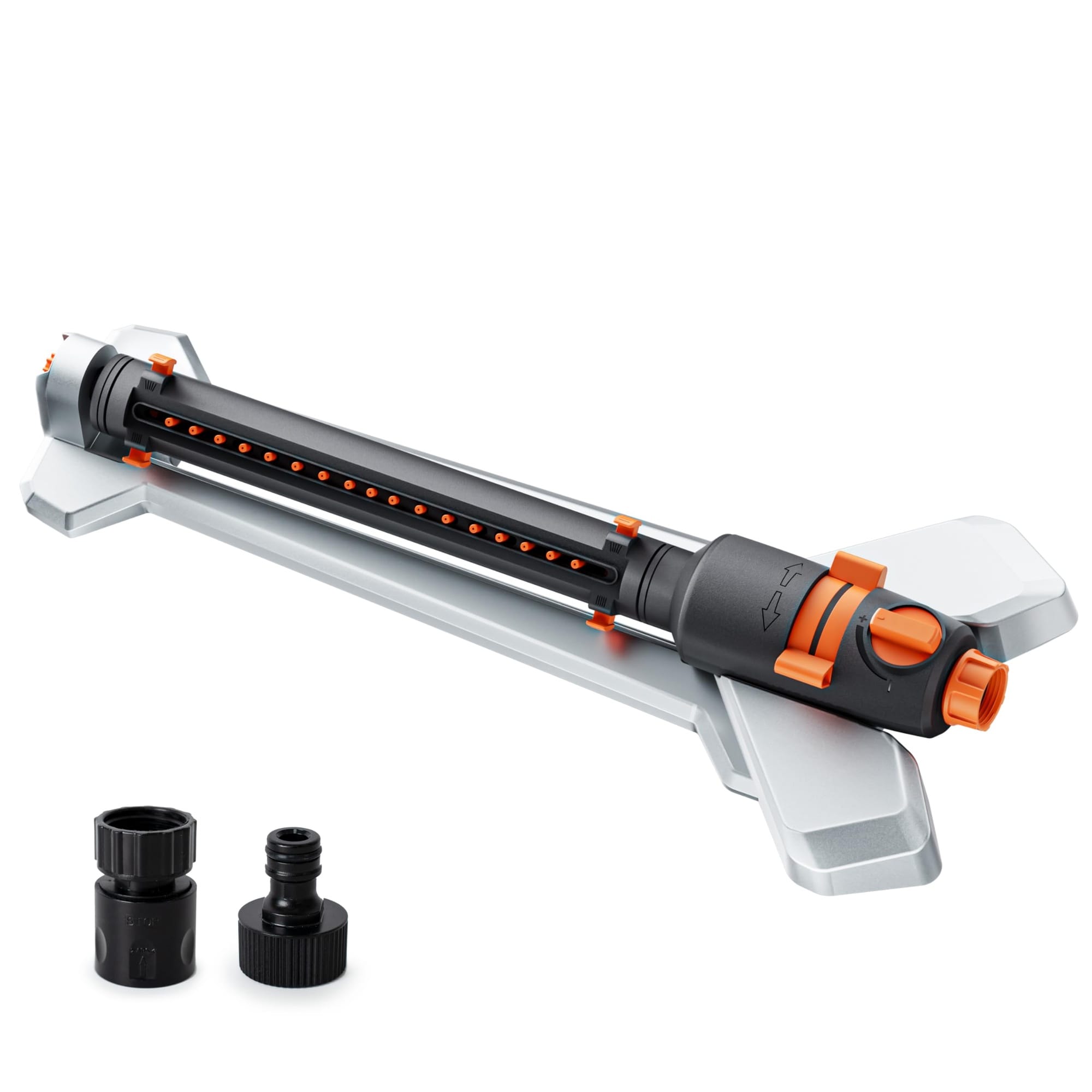 Etokfoks -  3800 sq ft Oscillating Lawn Sprinkler Heavy Duty Metal Base Built in Filter Adjustabl...