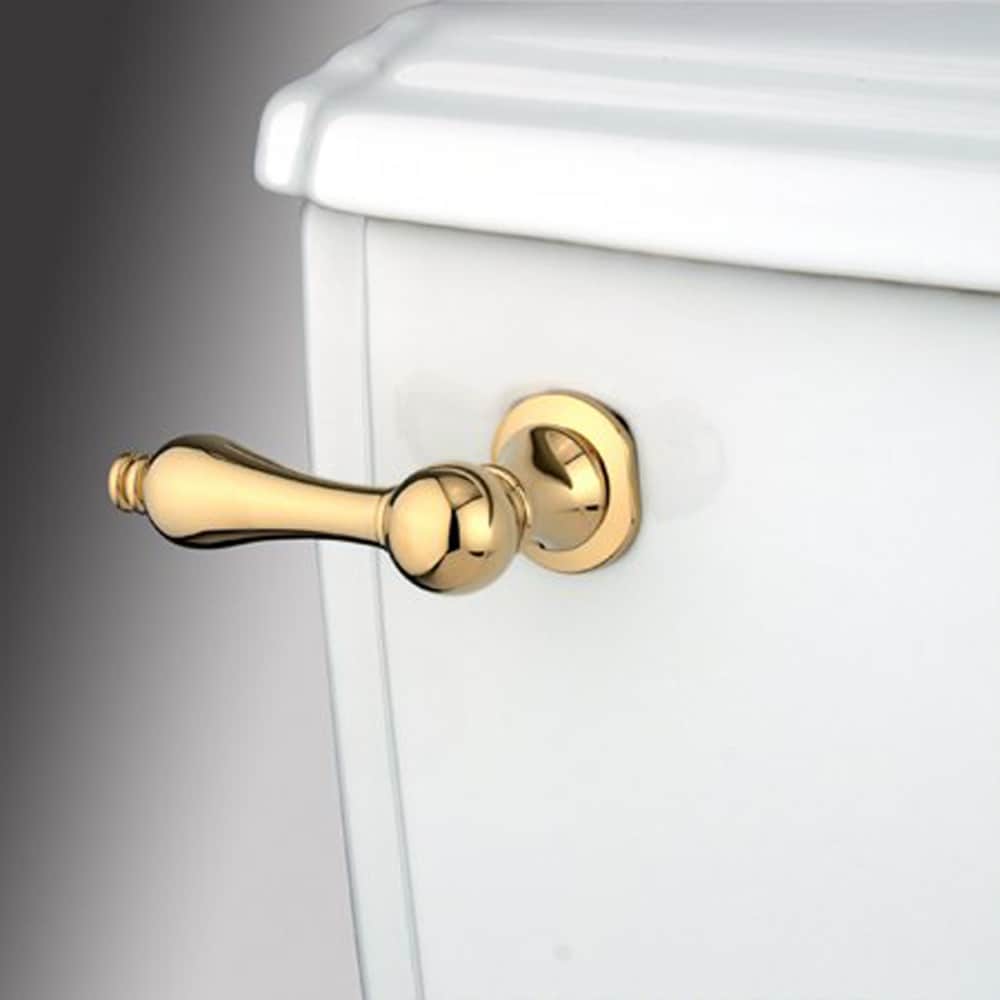 Elements of Design EKTAL2 Victorian 8-in Front Mount Polished brass Universal Fit Toilet lever