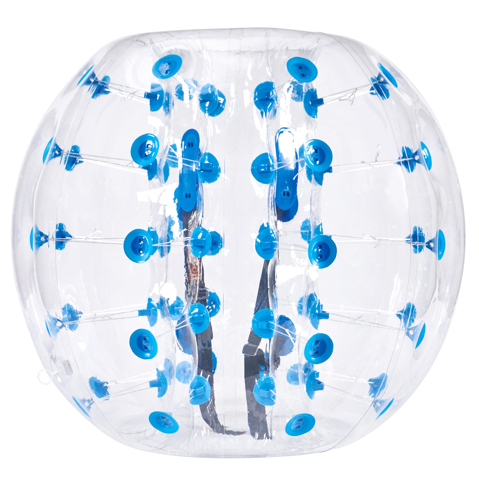 VEVOR 1.2MCQPPQTMLD0001V0 1 PC 1.2M Inflatable Bumper Ball, 1.2M/4ft Diameter, 0.8mm Thick PVC, Easy to Wear Body Zorb Ball, with 2 Repair Patches