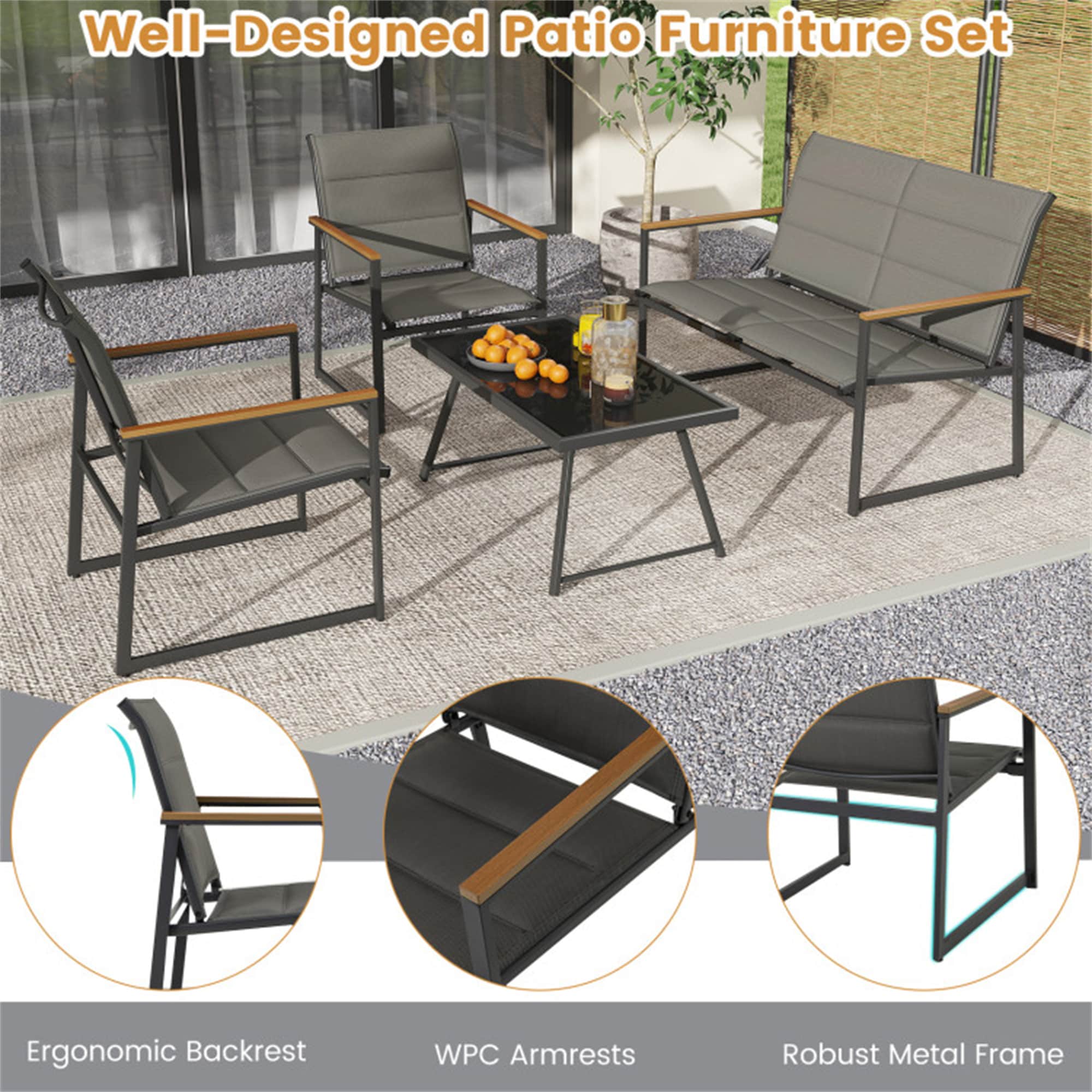BABOOM BOM-2143DK+-CO Patio-Conversation-Sets - View #7