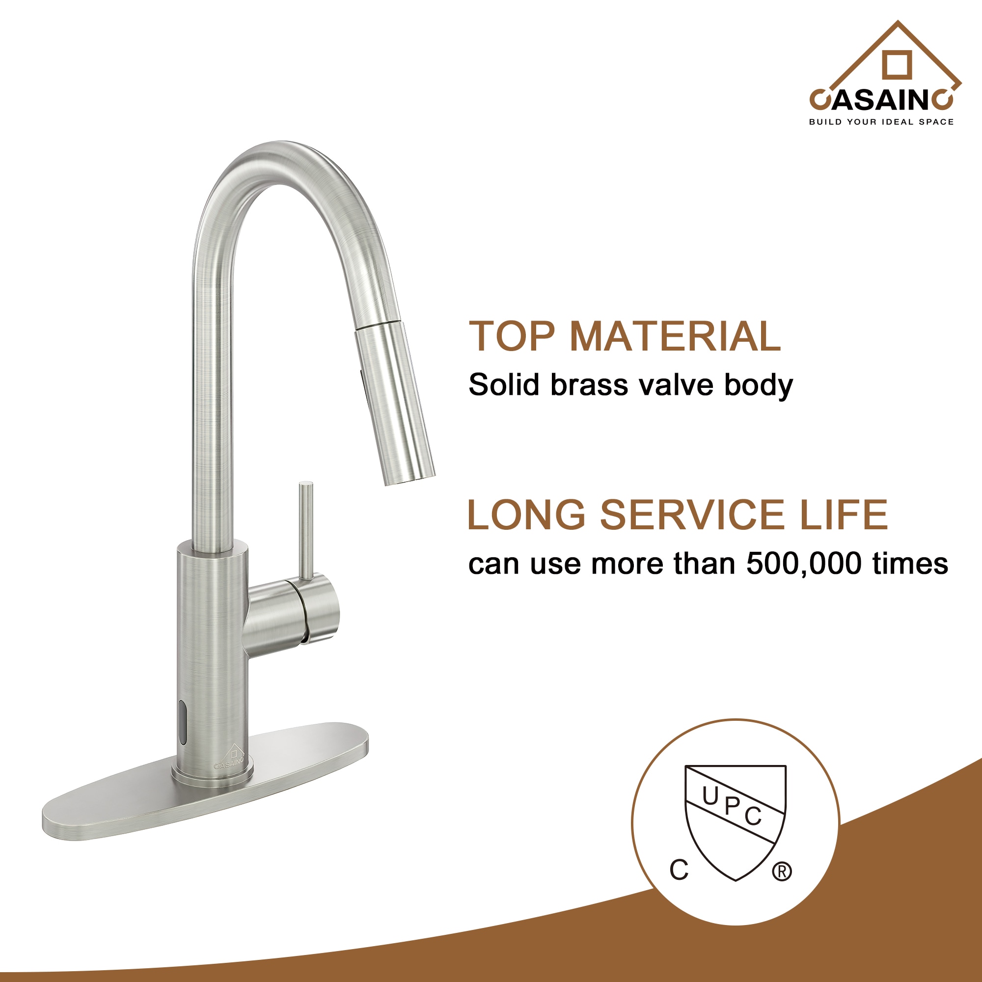 CASAINC CA-W3374-BN Kitchen-Faucets - View #6