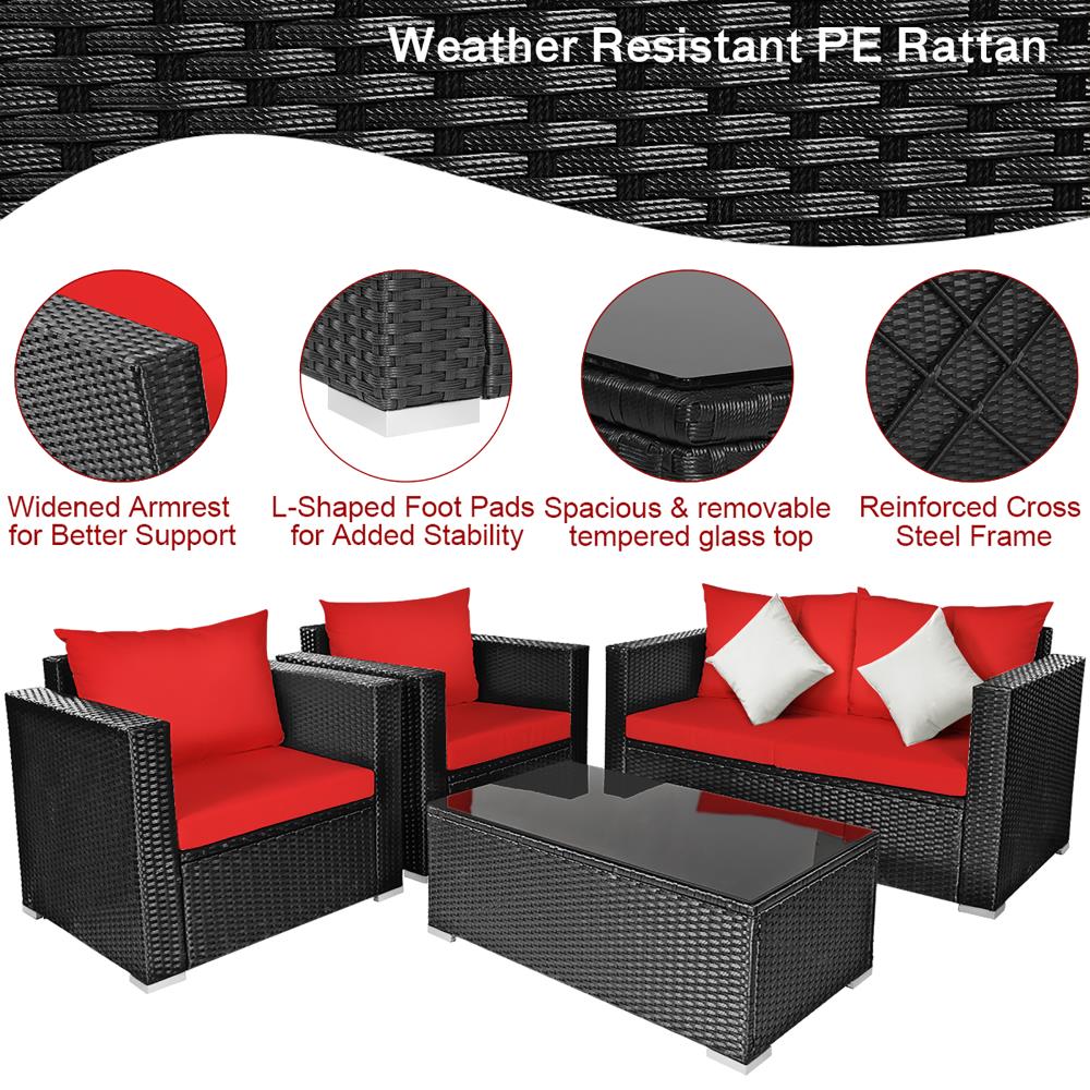 Costway HW65410RE+ Patio-Sofas-Daybeds - View #7