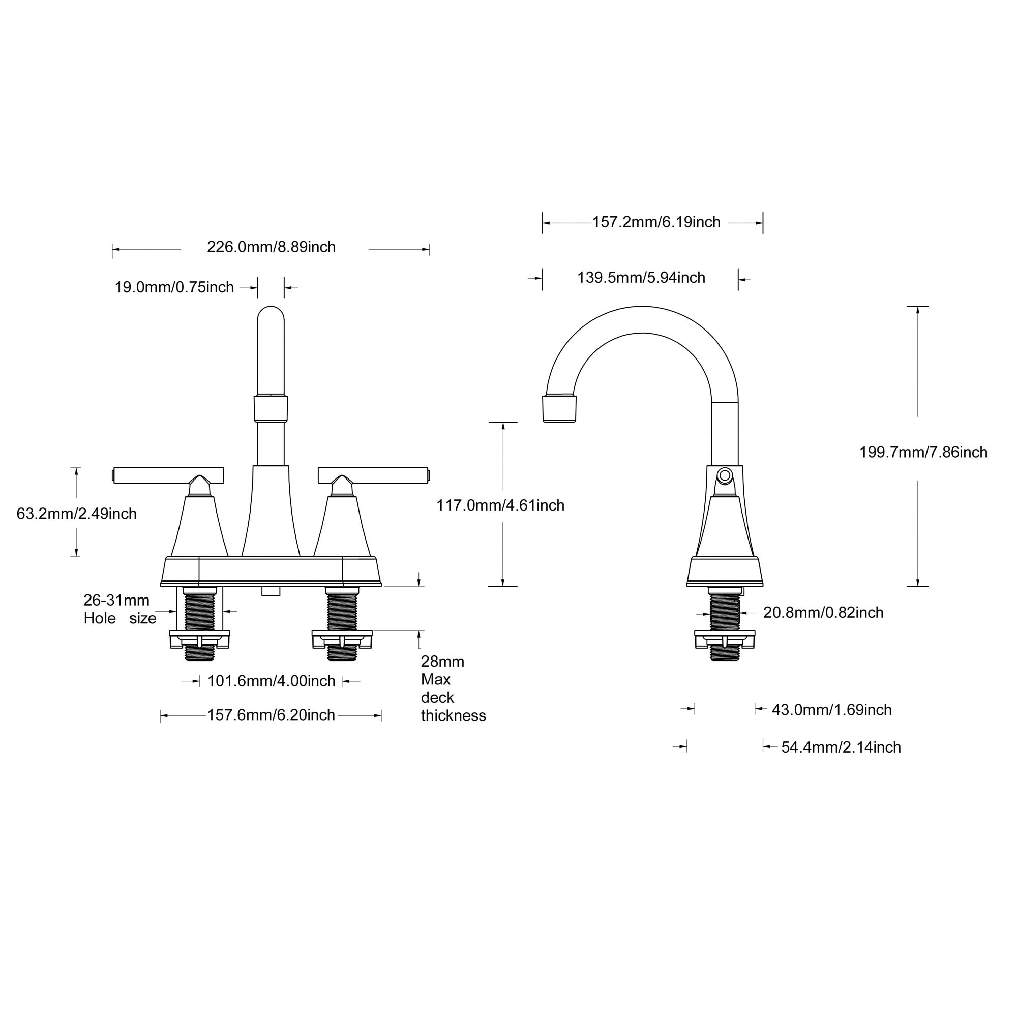 HyperDrop Cart B-3D6D5E7Y9N9P Lavatory-Faucets - View #5