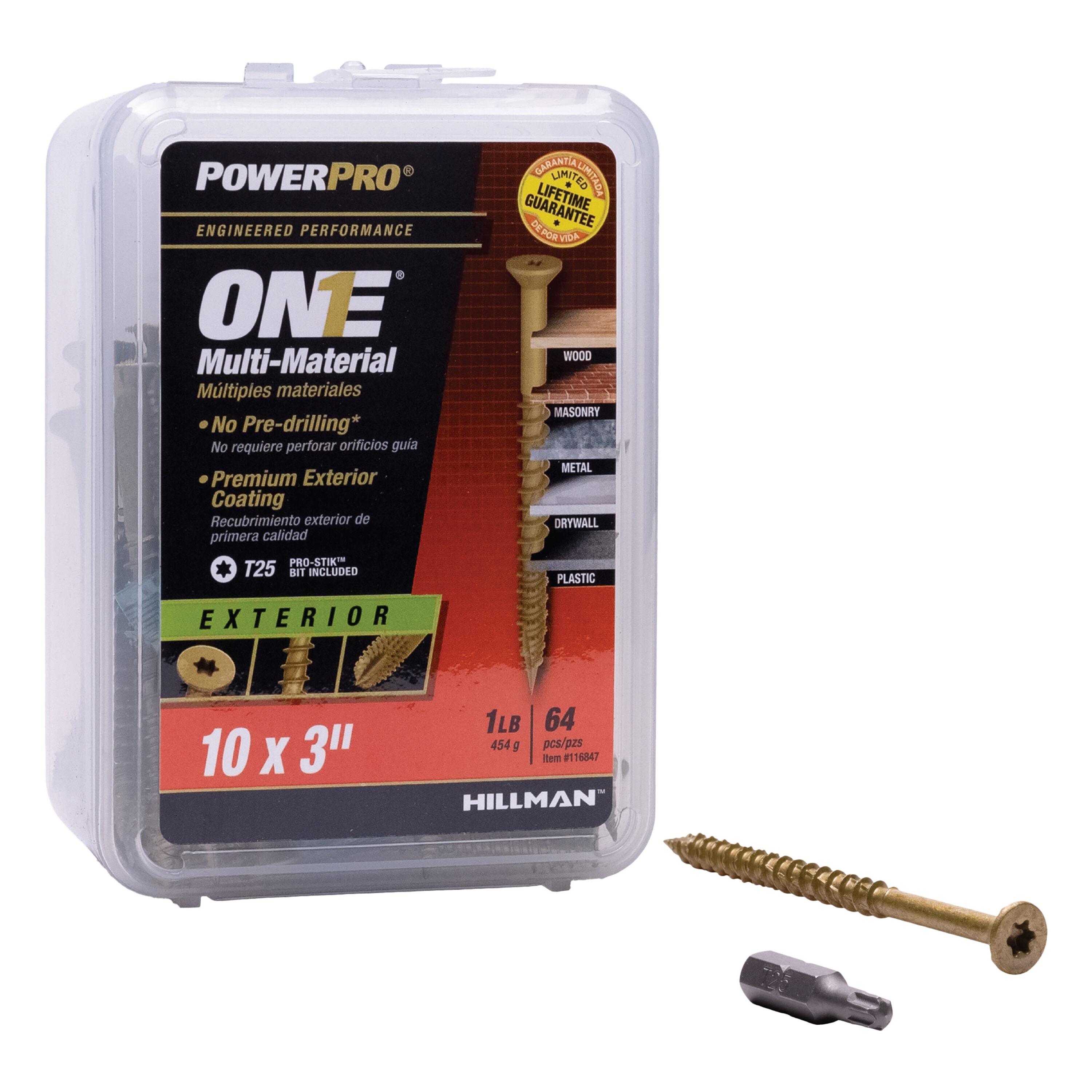 Power Pro #10 x 3-in Epoxy One Exterior Wood Screws in the Wood