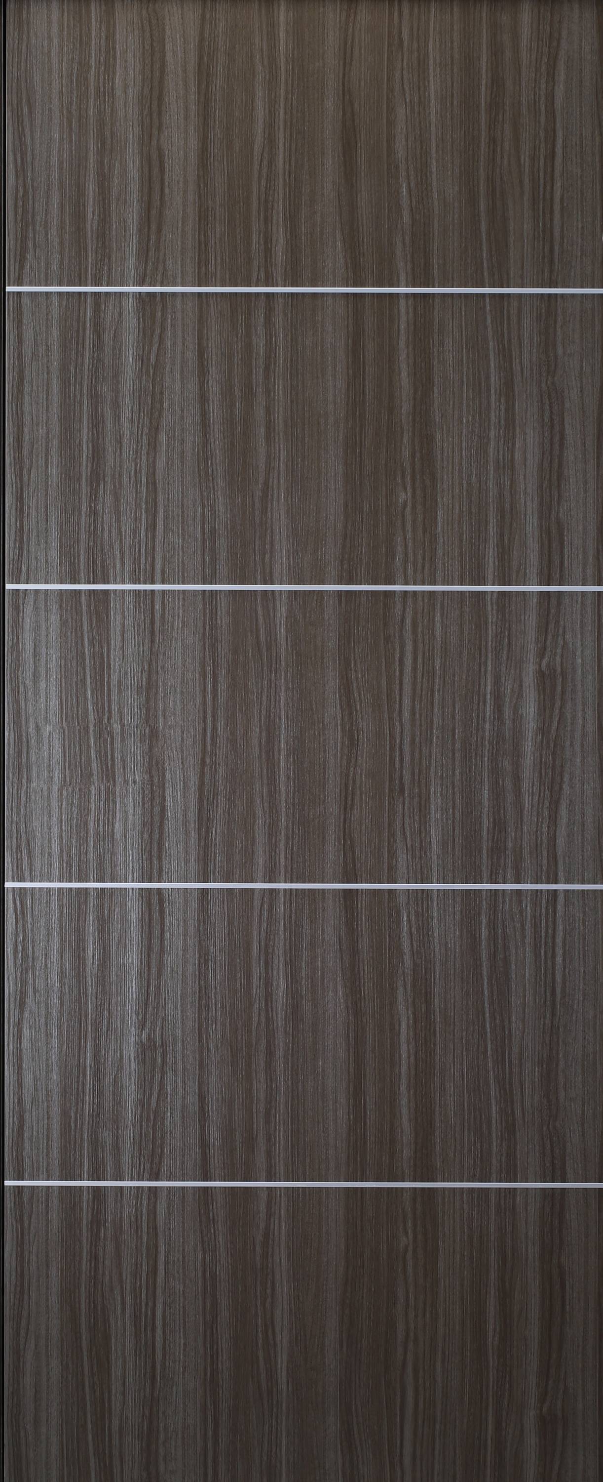 Belldinni 00000089036 Palladio 4H 30X80 Gray Oak 30-in x 80-in Dark Gray Flush Textured Solid core Prefinished Pine Wood Slab Door