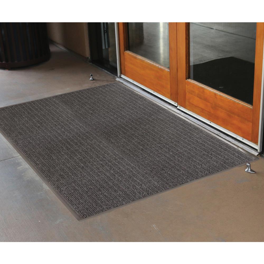 Apache Mills Commercial Entry Mat, Indoor/Outdoor, 3' x 5', Black