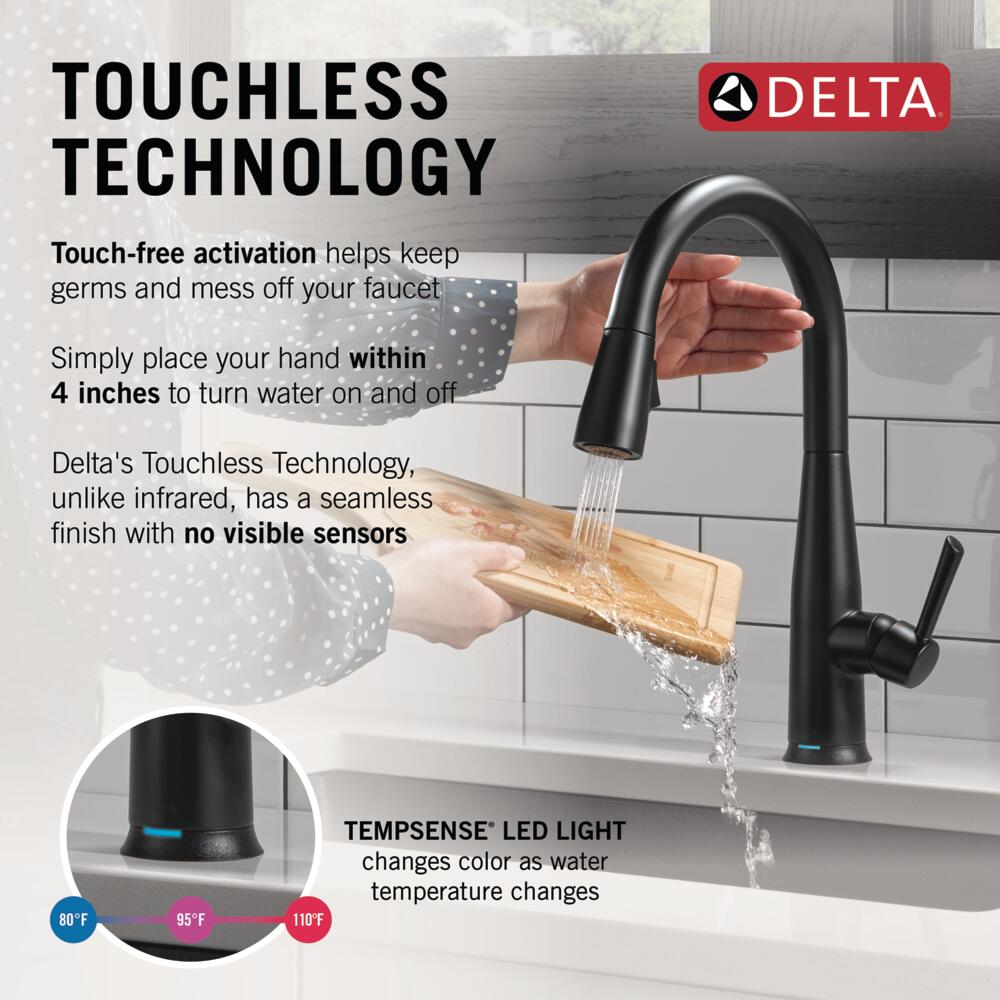 Delta 9113TL-BL-DST Kitchen-Faucets - View #2